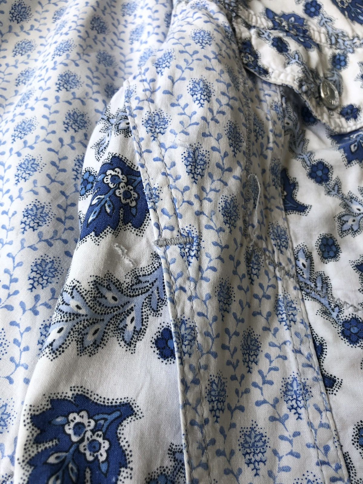 Blue Blue Japan BlueBlue Kapital Paisley Patchwork Trucker Jacket Size US S / EU 44-46 / 1 - 11 Thumbnail
