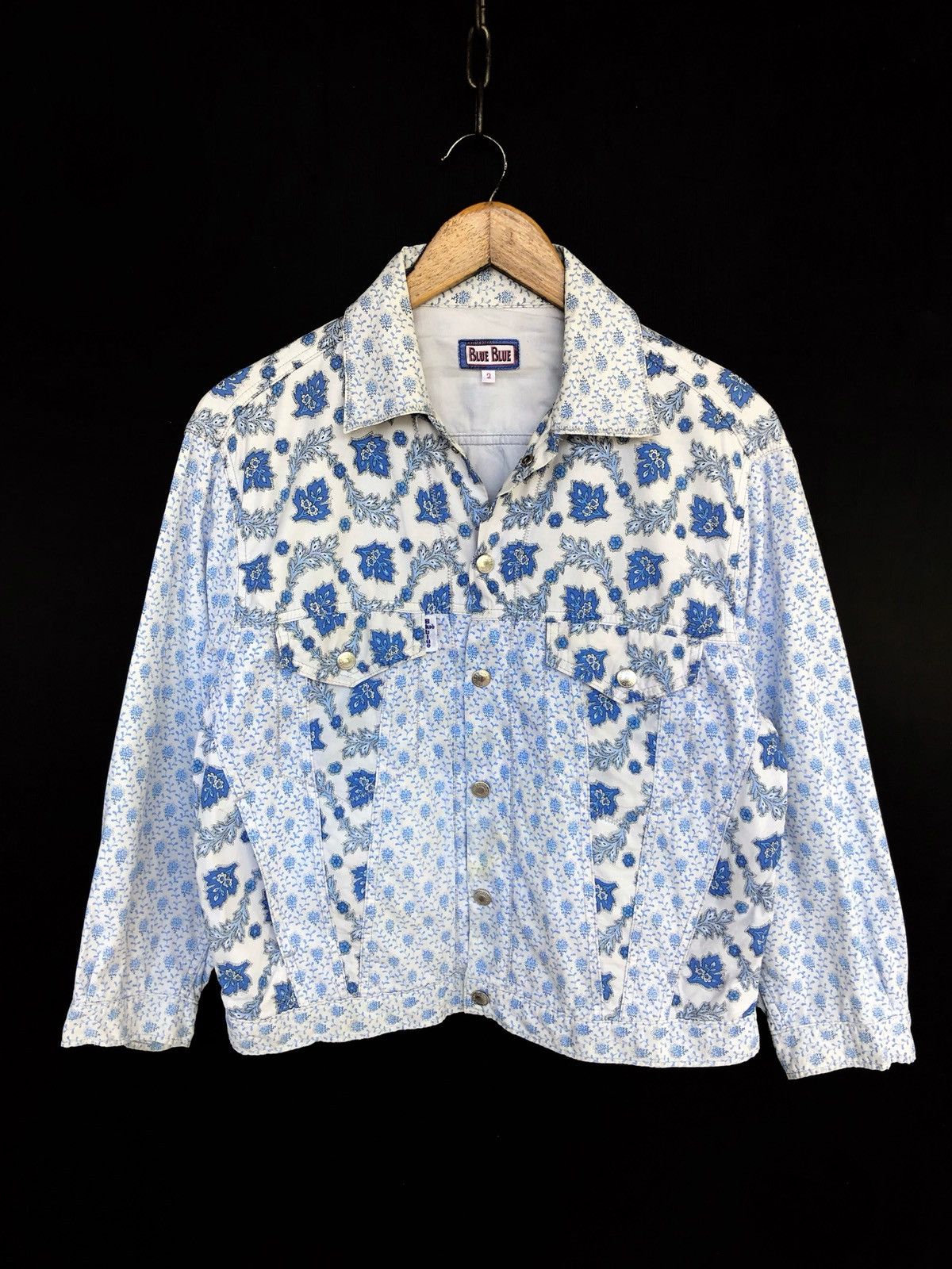 Blue Blue Japan BlueBlue Kapital Paisley Patchwork Trucker Jacket Size US S / EU 44-46 / 1 - 3 Thumbnail