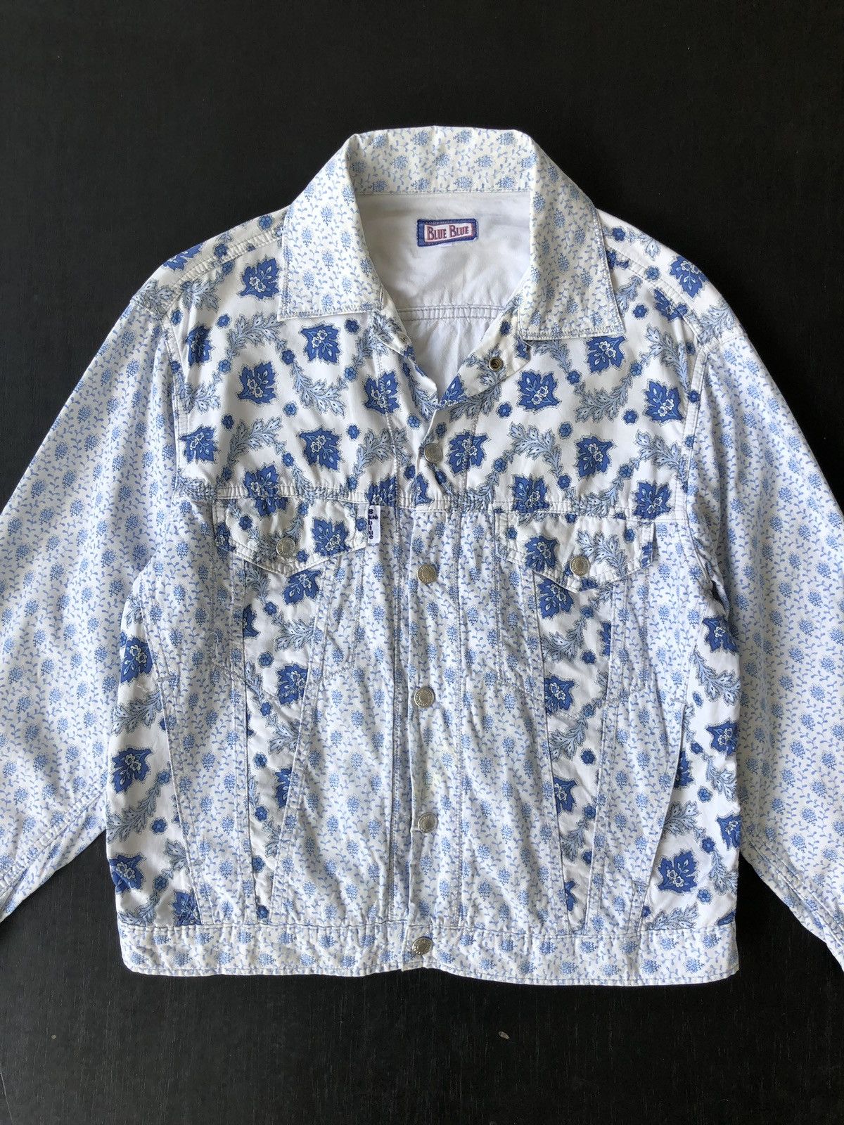 Blue Blue Japan BlueBlue Kapital Paisley Patchwork Trucker Jacket Size US S / EU 44-46 / 1 - 1 Thumbnail