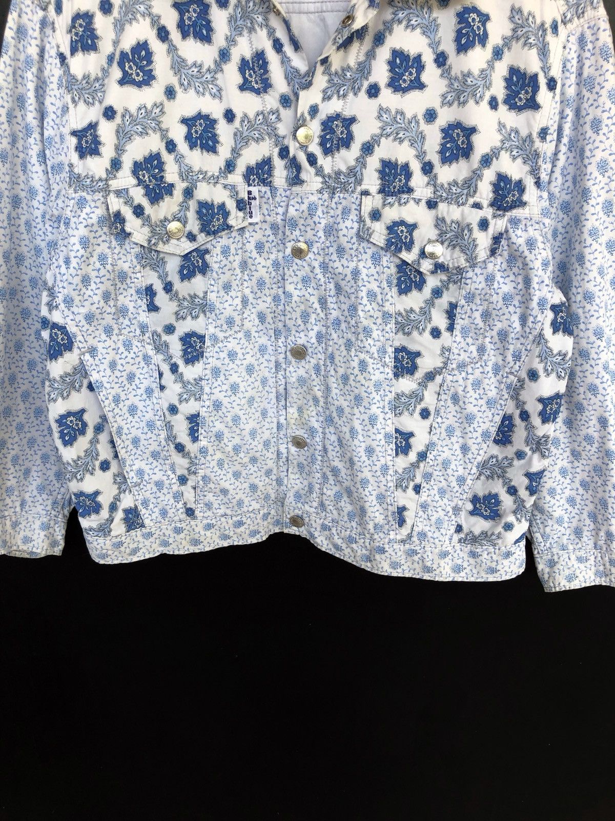 Blue Blue Japan BlueBlue Kapital Paisley Patchwork Trucker Jacket Size US S / EU 44-46 / 1 - 5 Thumbnail