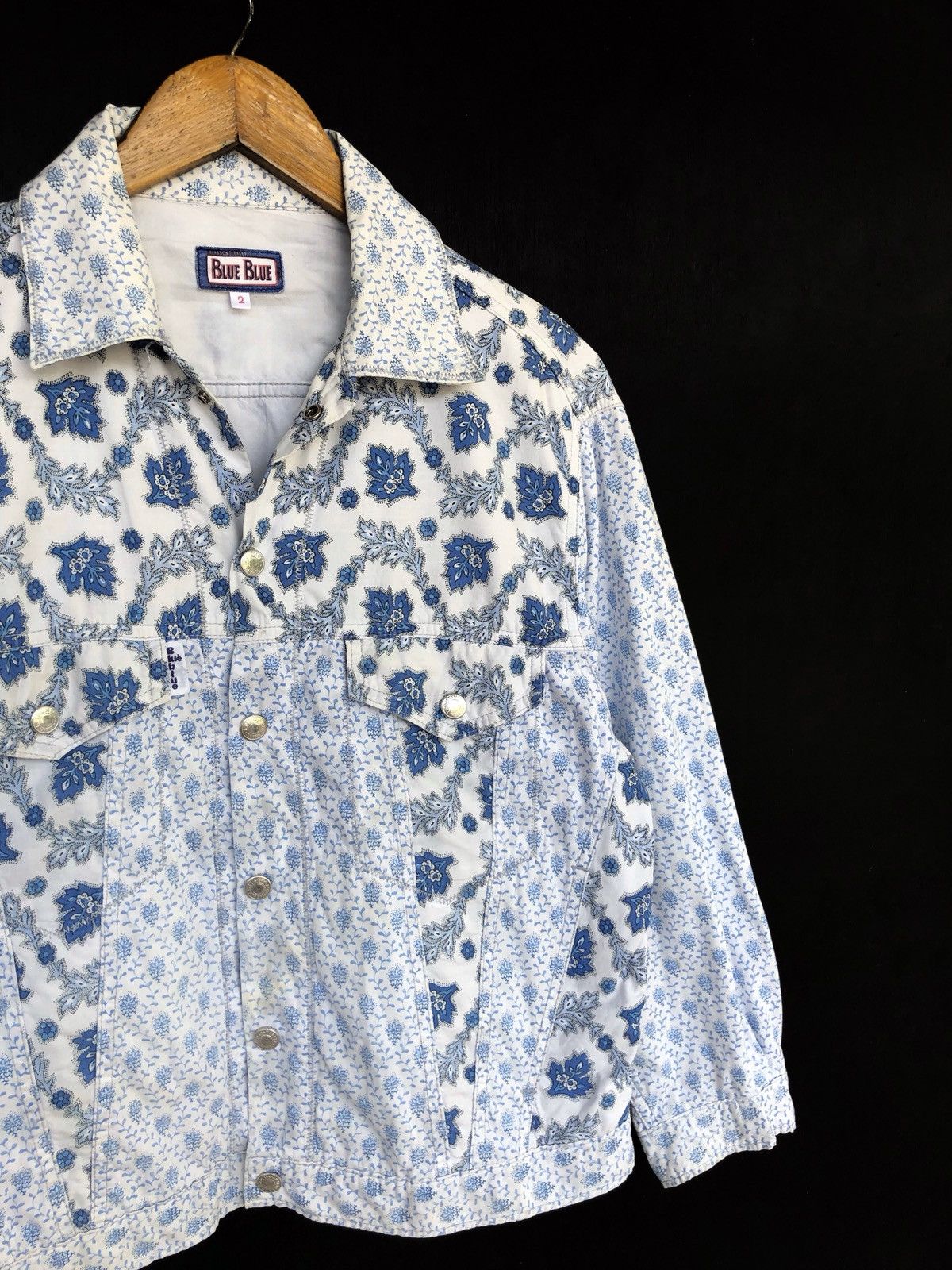 Blue Blue Japan BlueBlue Kapital Paisley Patchwork Trucker Jacket Size US S / EU 44-46 / 1 - 6 Thumbnail