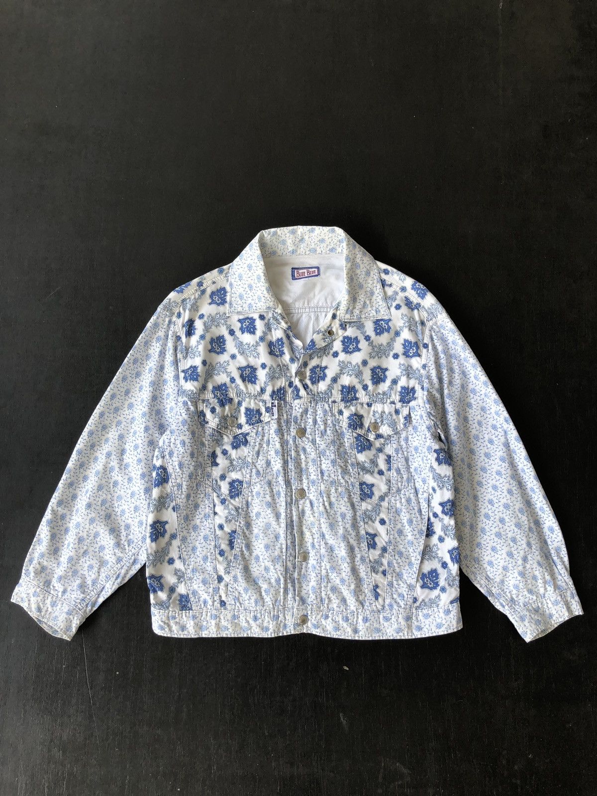 Blue Blue Japan BlueBlue Kapital Paisley Patchwork Trucker Jacket Size US S / EU 44-46 / 1 - 2 Thumbnail