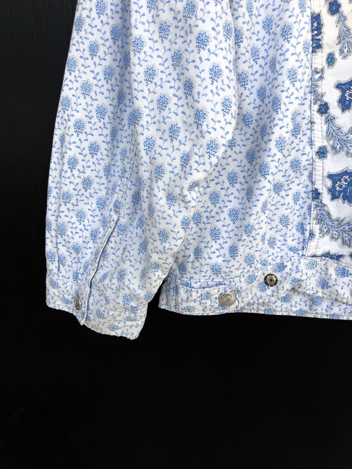 Blue Blue Japan BlueBlue Kapital Paisley Patchwork Trucker Jacket Size US S / EU 44-46 / 1 - 9 Thumbnail