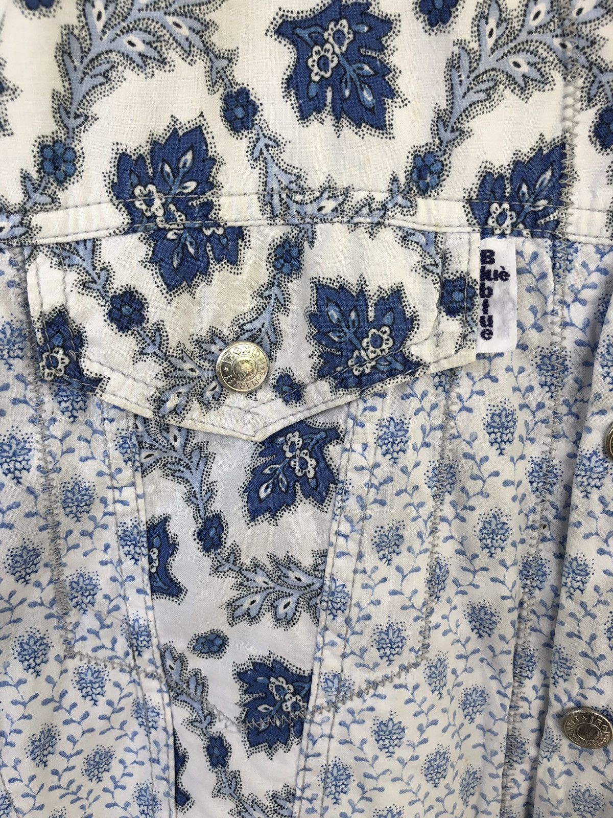 Blue Blue Japan BlueBlue Kapital Paisley Patchwork Trucker Jacket Size US S / EU 44-46 / 1 - 7 Thumbnail