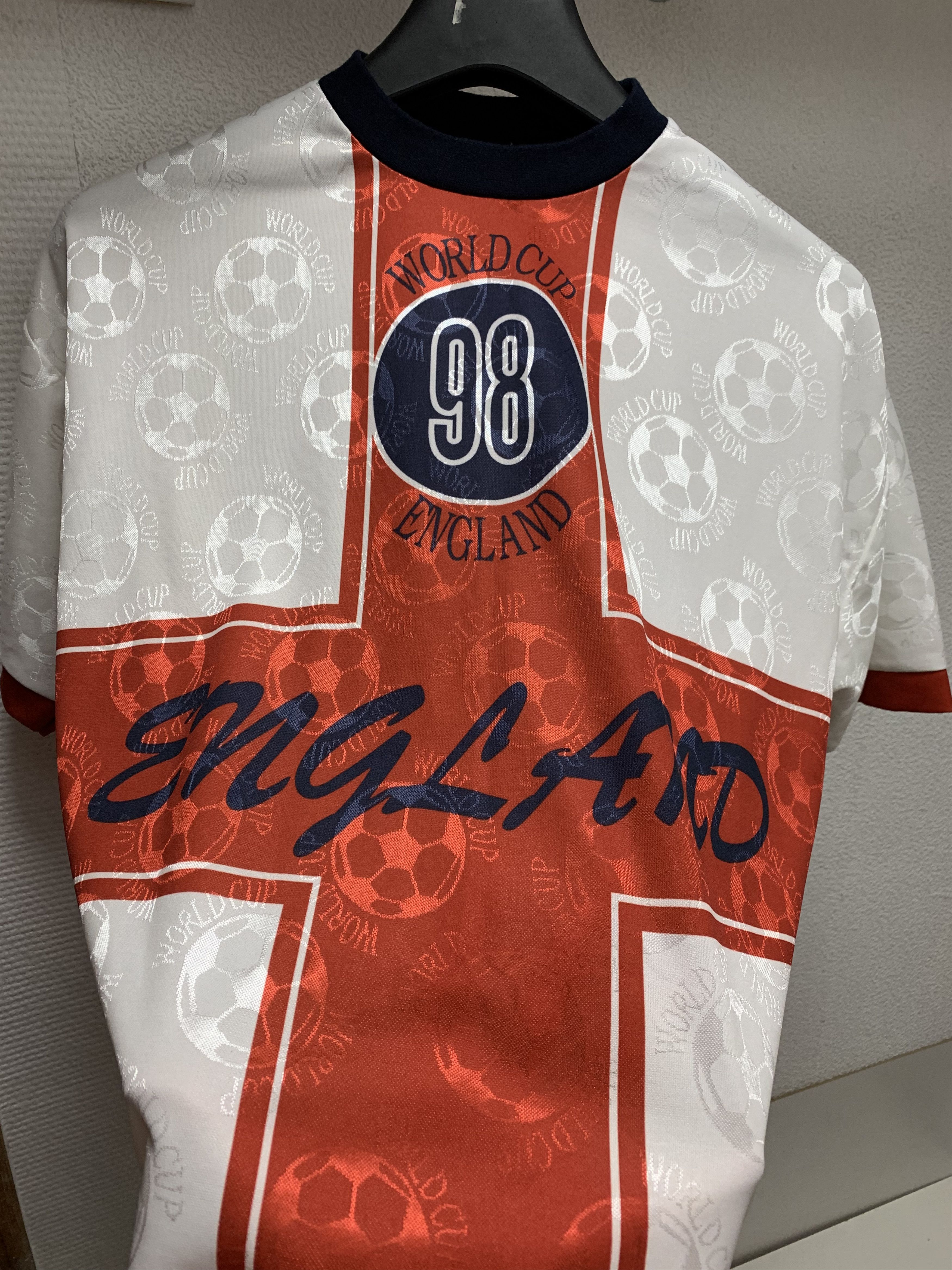 Other England World Cup 1998 98 xl big logo Size US XL / EU 56 / 4 - 2 Thumbnail