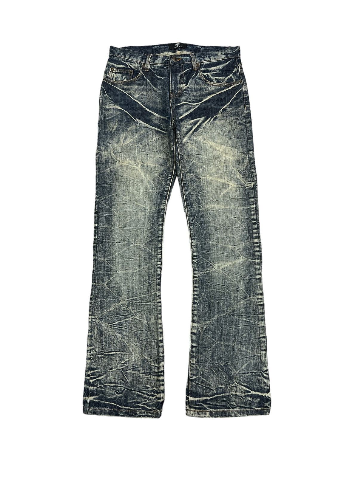 Japanese Brand SICK‼️ROCK STE DISTRESSED DENIM PANT Size US 30 / EU 46 - 1 Thumbnail