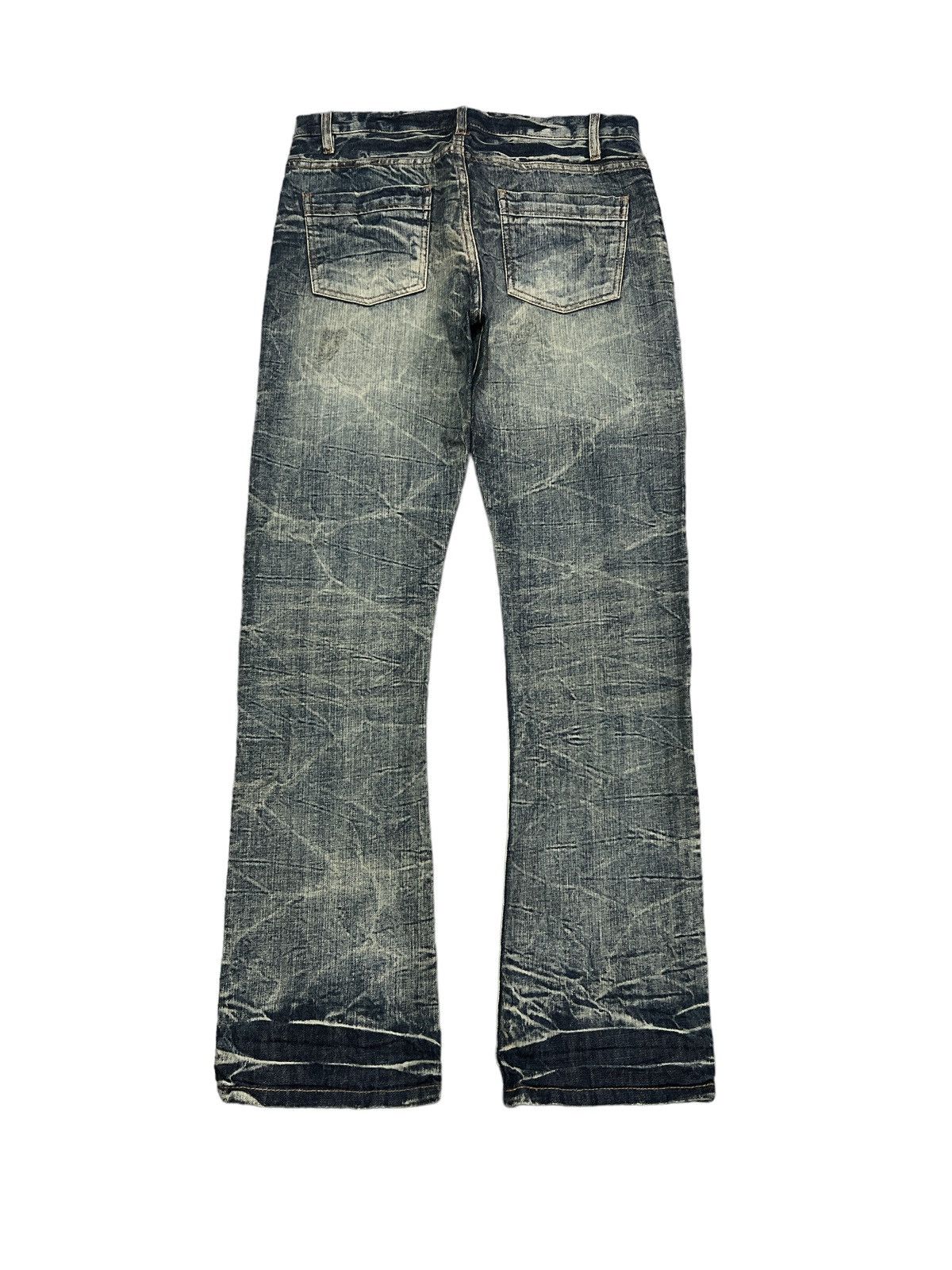 Japanese Brand SICK‼️ROCK STE DISTRESSED DENIM PANT Size US 30 / EU 46 - 6 Thumbnail