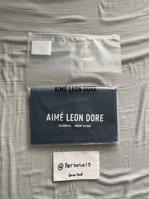 Aime Leon Dore NEW Aime Leon Dore Packable Logo Tote Orion Blue ...