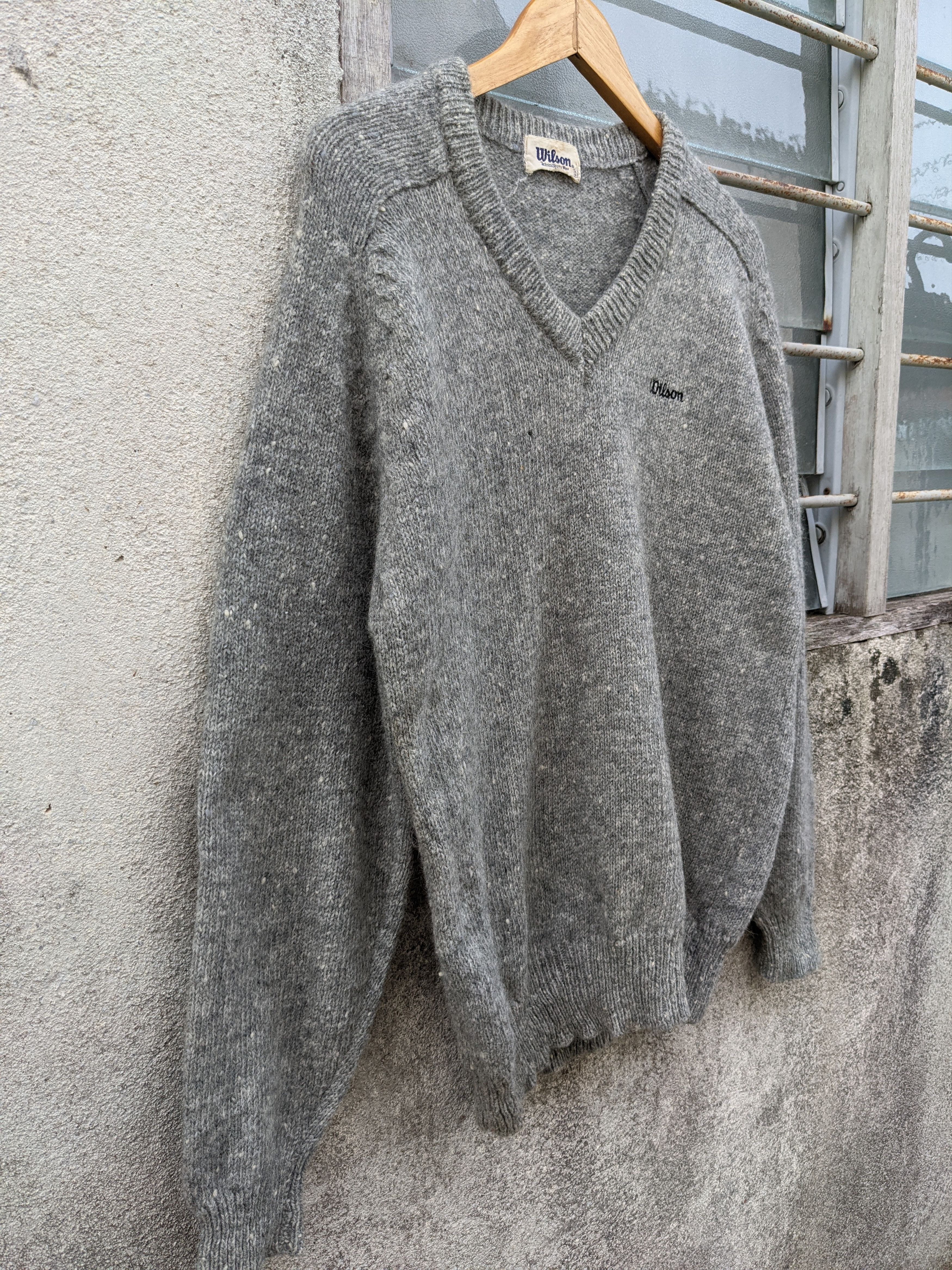 Vintage × Wilson Vintage Wilson Wool Knit Sweater Size US M / EU 48-50 / 2 - 4 Thumbnail