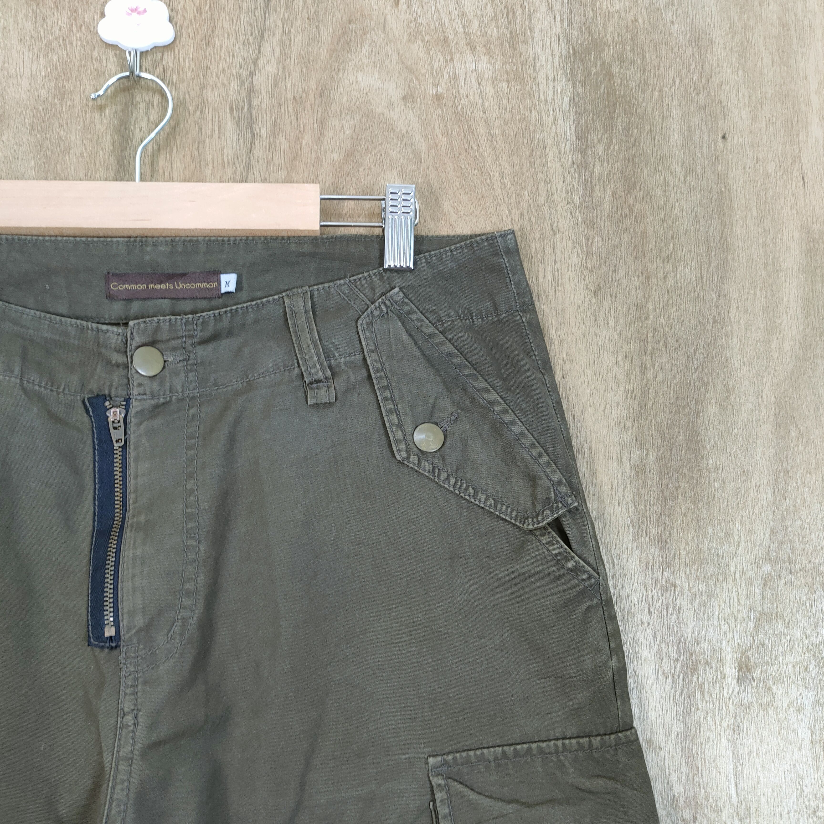 Japanese Brand VINTAGE COMMOM MEET BONDAGE CARGO PANTS Size US 34 / EU 50 - 5 Thumbnail