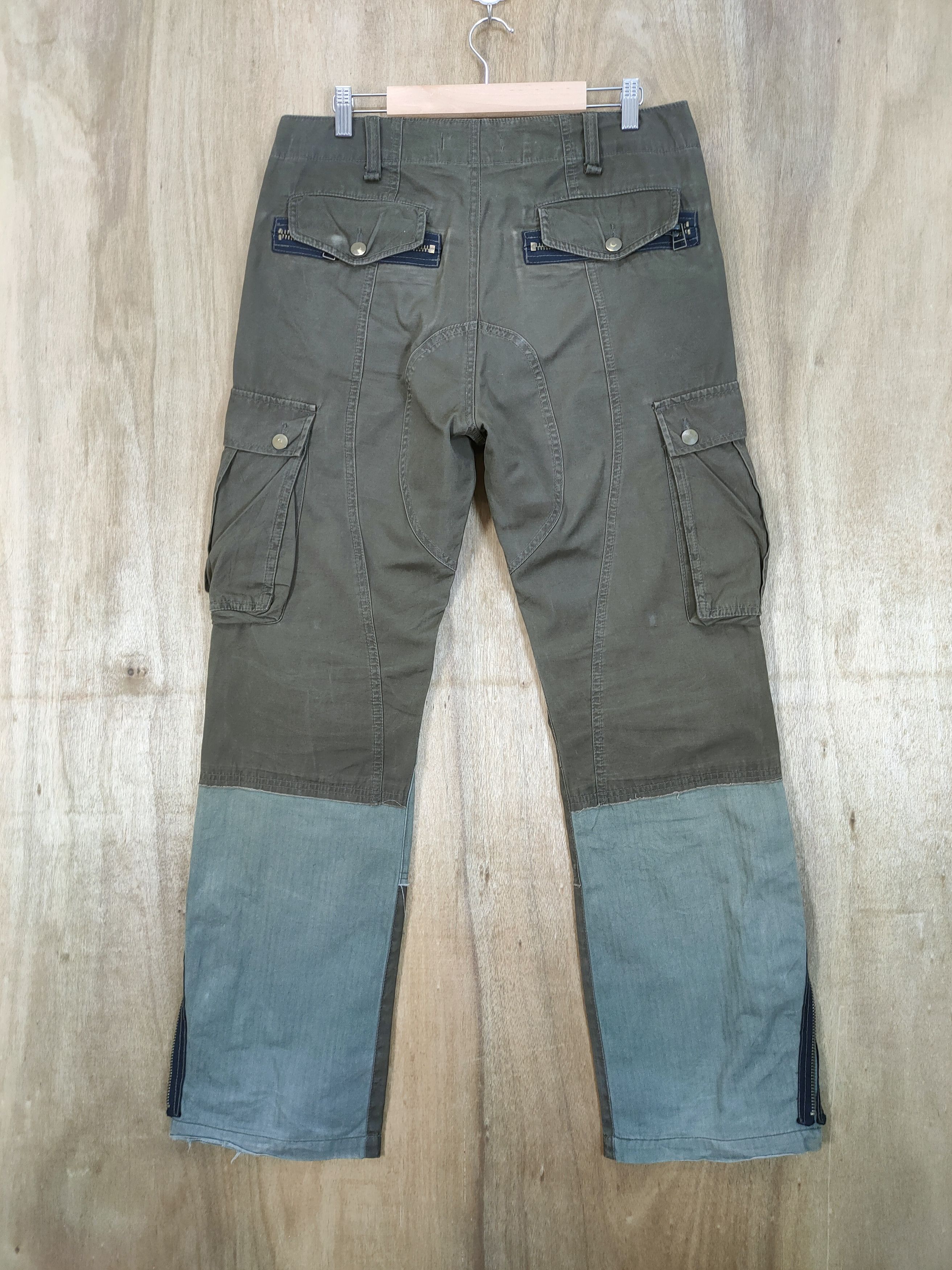 Japanese Brand VINTAGE COMMOM MEET BONDAGE CARGO PANTS Size US 34 / EU 50 - 9 Thumbnail