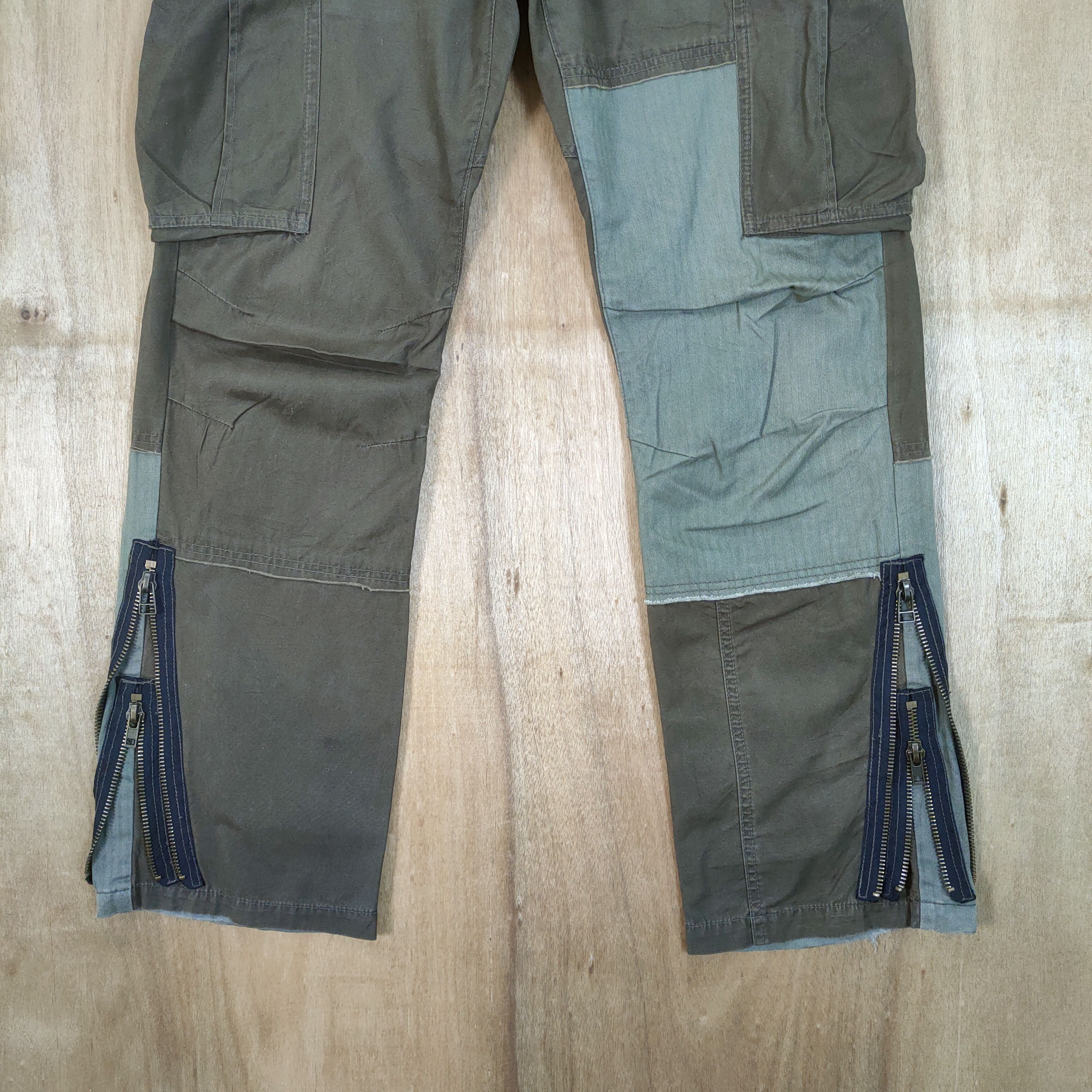 Japanese Brand VINTAGE COMMOM MEET BONDAGE CARGO PANTS Size US 34 / EU 50 - 3 Thumbnail