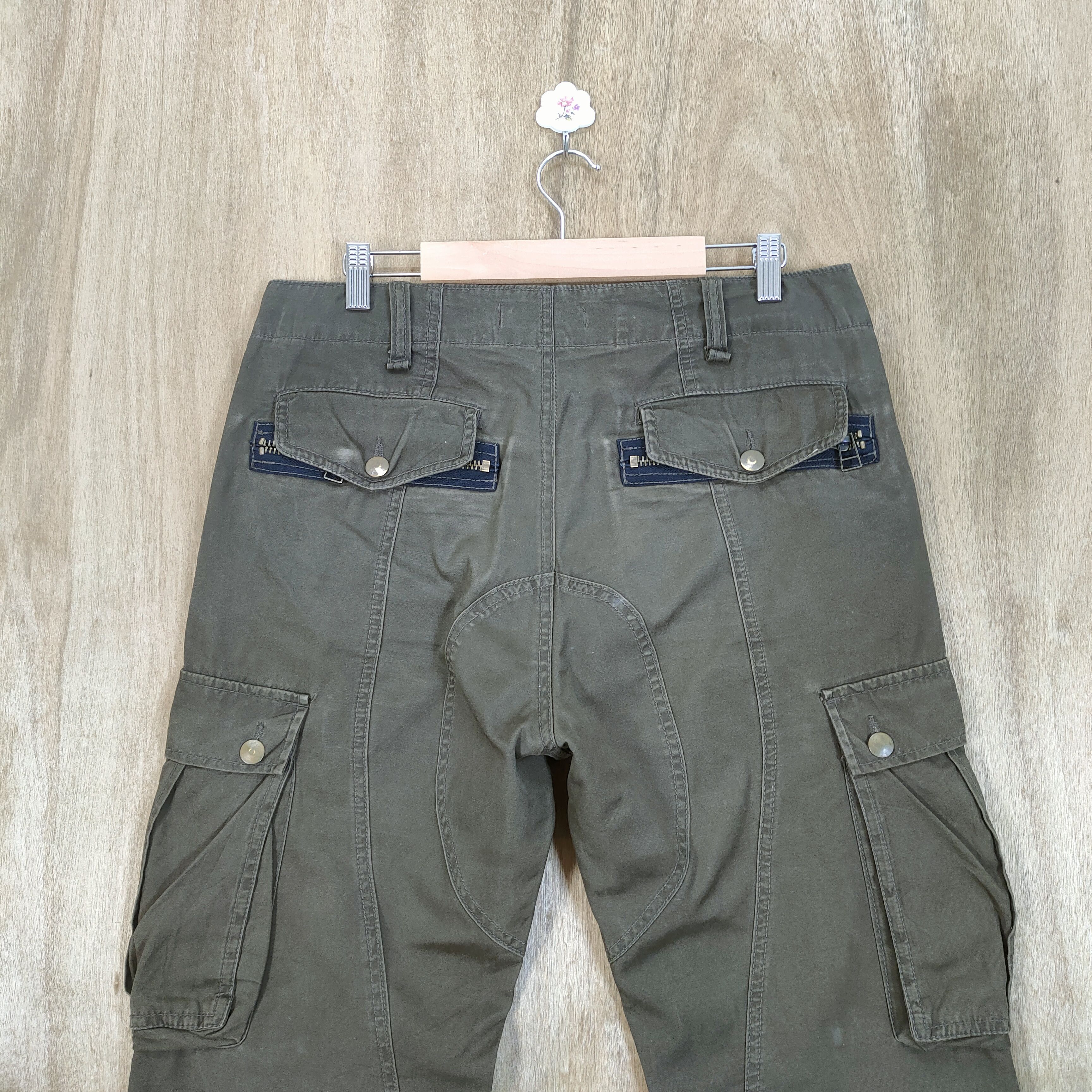 Japanese Brand VINTAGE COMMOM MEET BONDAGE CARGO PANTS Size US 34 / EU 50 - 10 Thumbnail