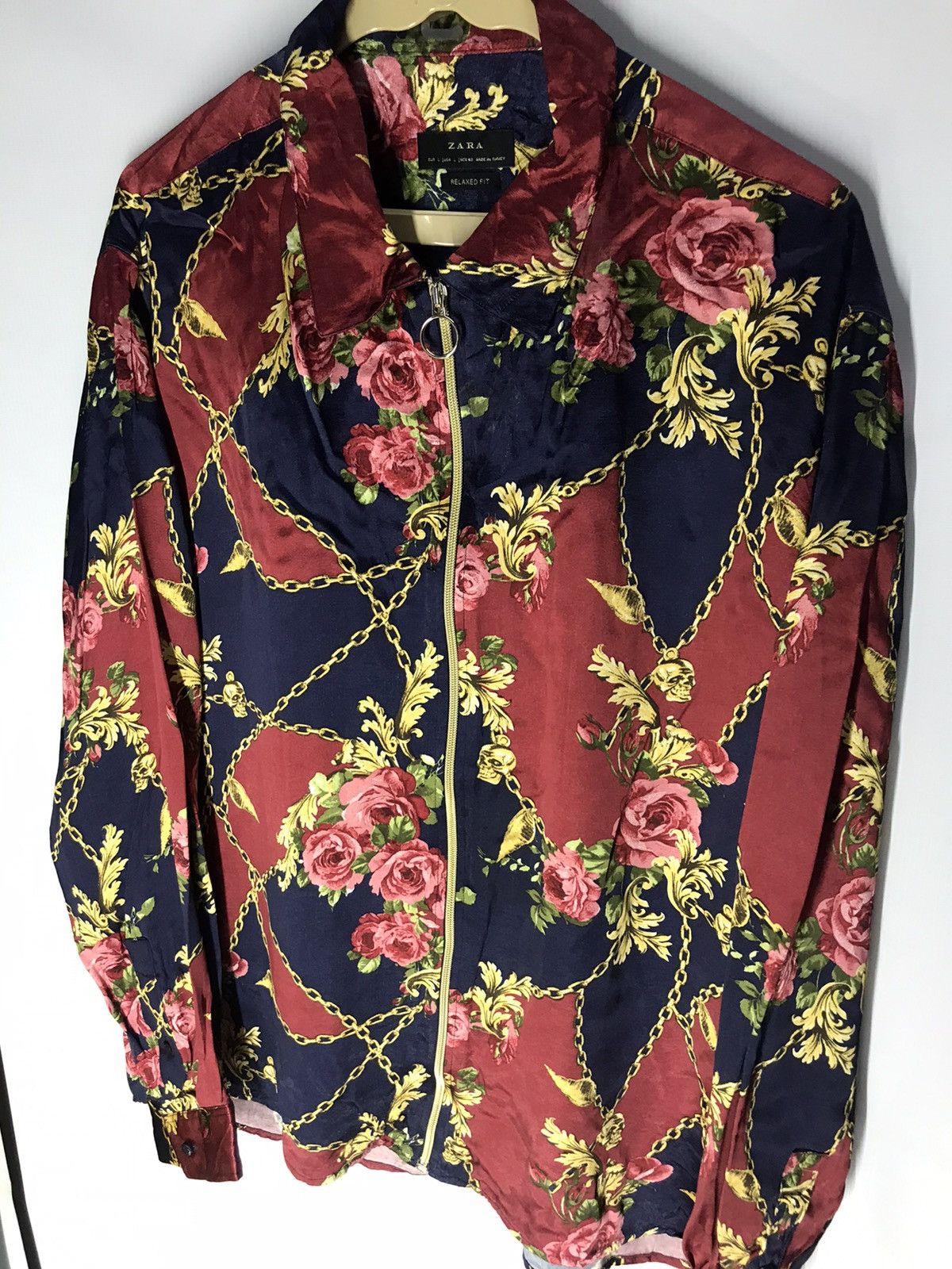 Zara Offer🔥Zara relaxed fit shirt zipper long sleeve Size US L / EU 52-54 / 3 - 4 Thumbnail