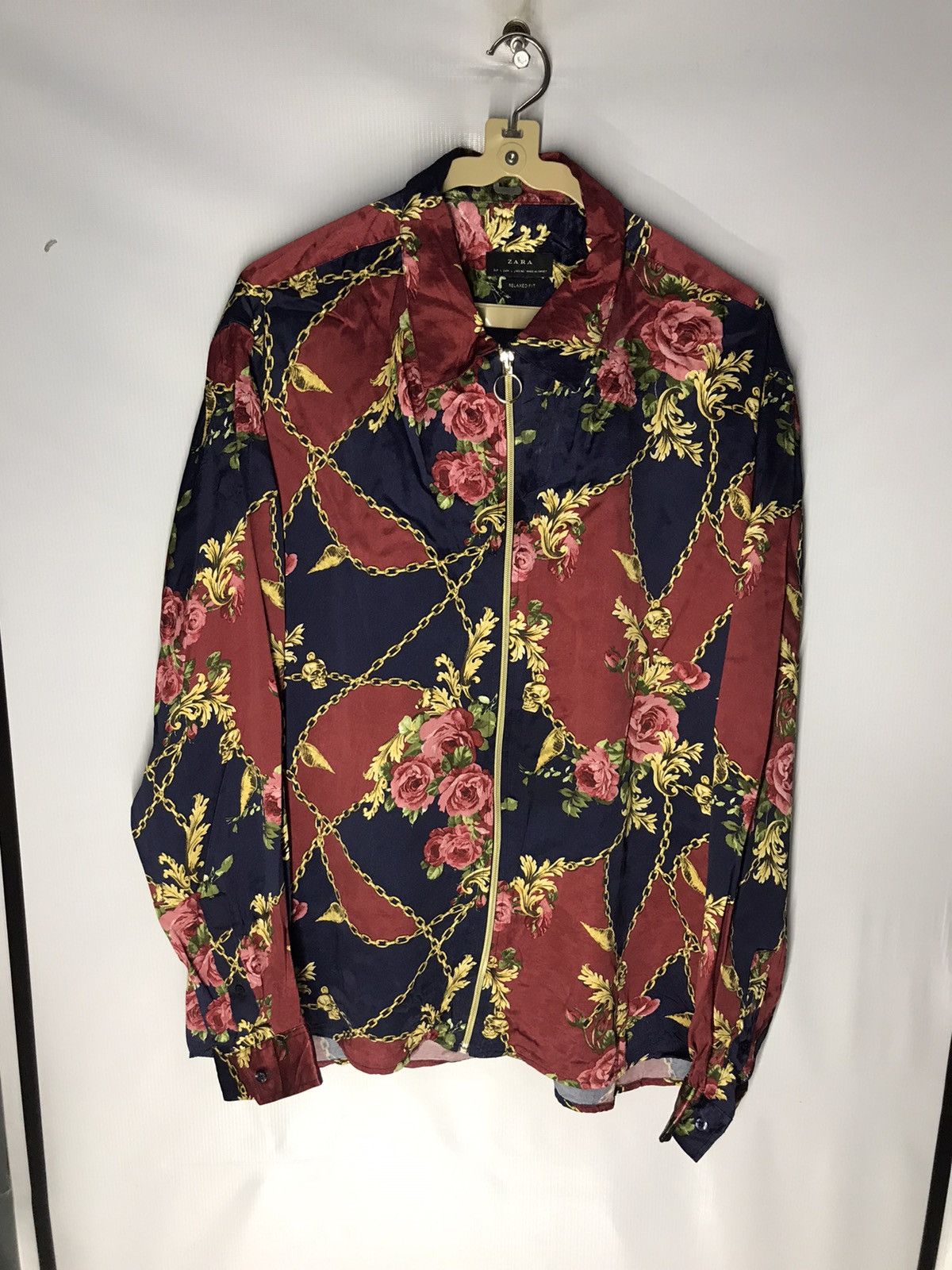 Zara Offer🔥Zara relaxed fit shirt zipper long sleeve Size US L / EU 52-54 / 3 - 6 Thumbnail