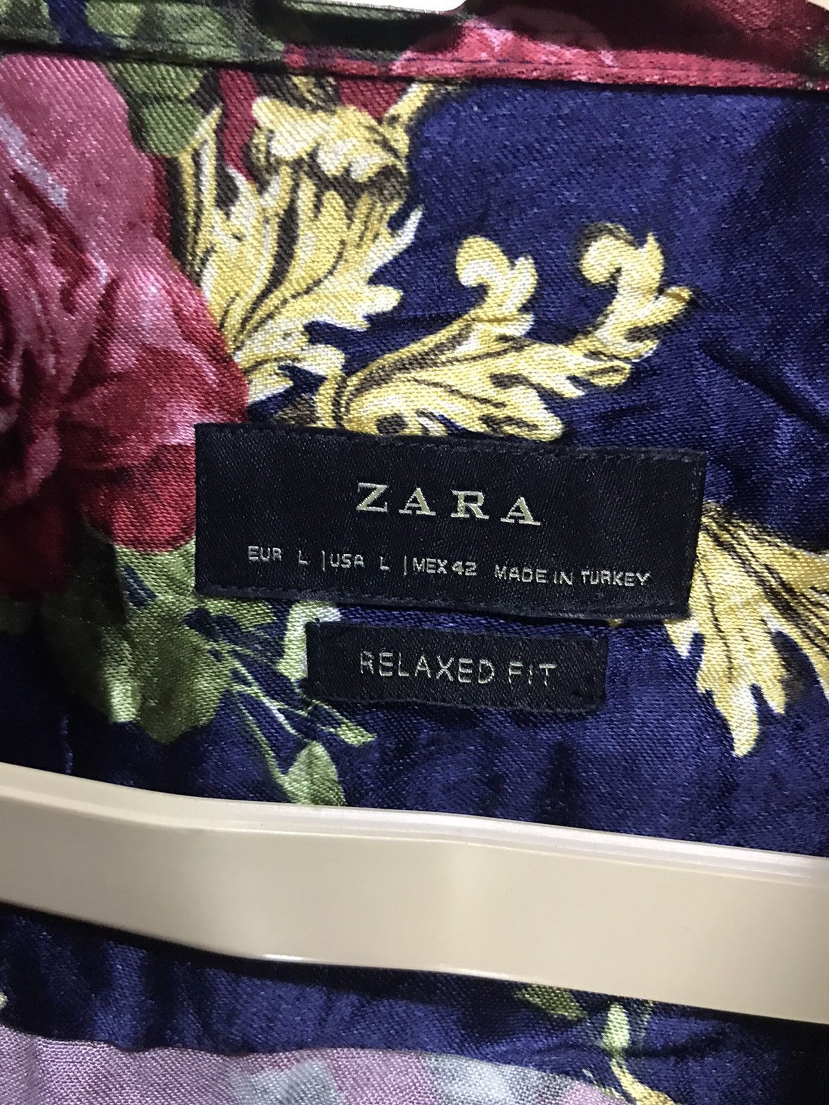 Zara Offer🔥Zara relaxed fit shirt zipper long sleeve Size US L / EU 52-54 / 3 - 3 Thumbnail