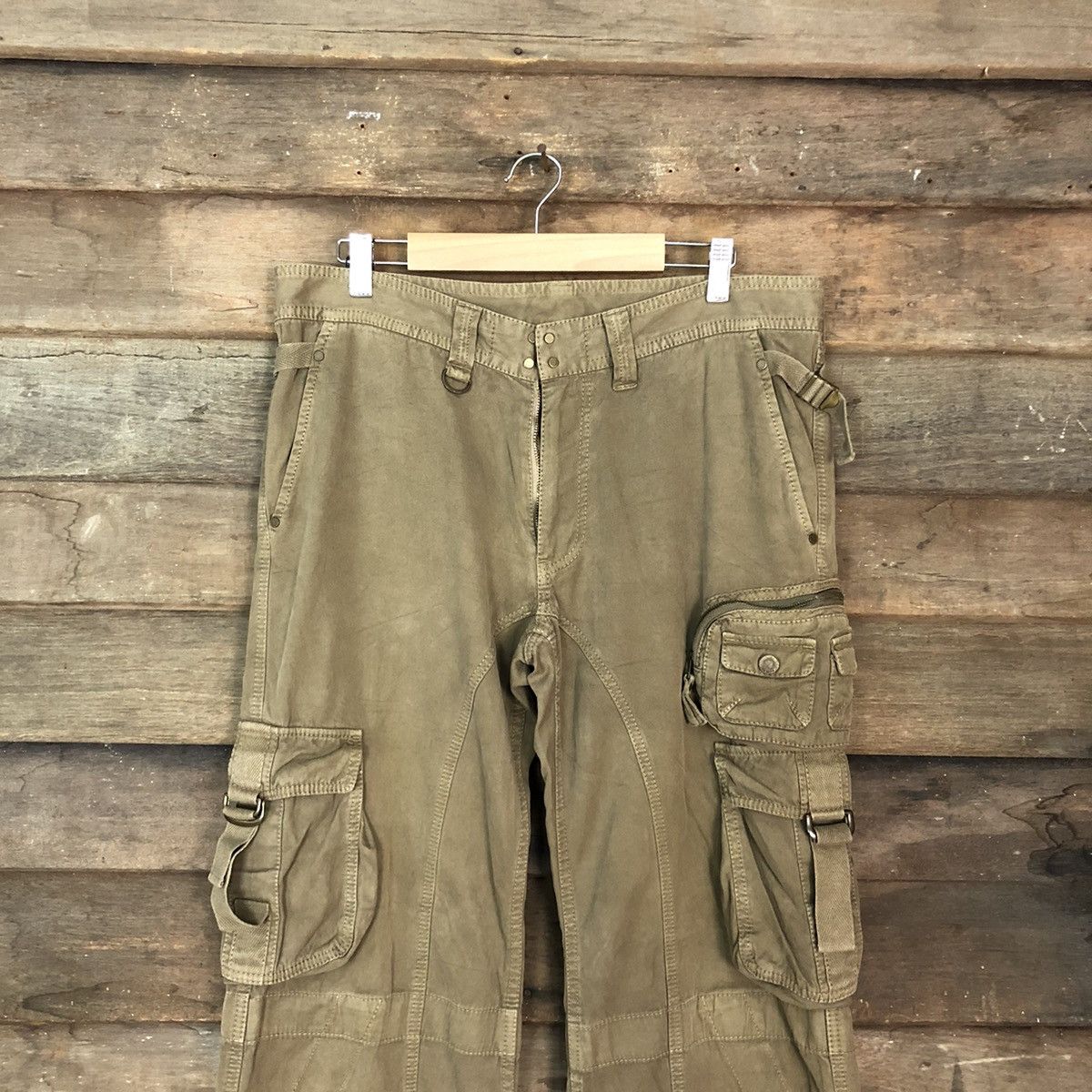 JOSEPH HOMME JOSEPH HOMME Bondage Multipocket Travis Scott Cargo Pants Size US 34 / EU 50 - 2 Thumbnail