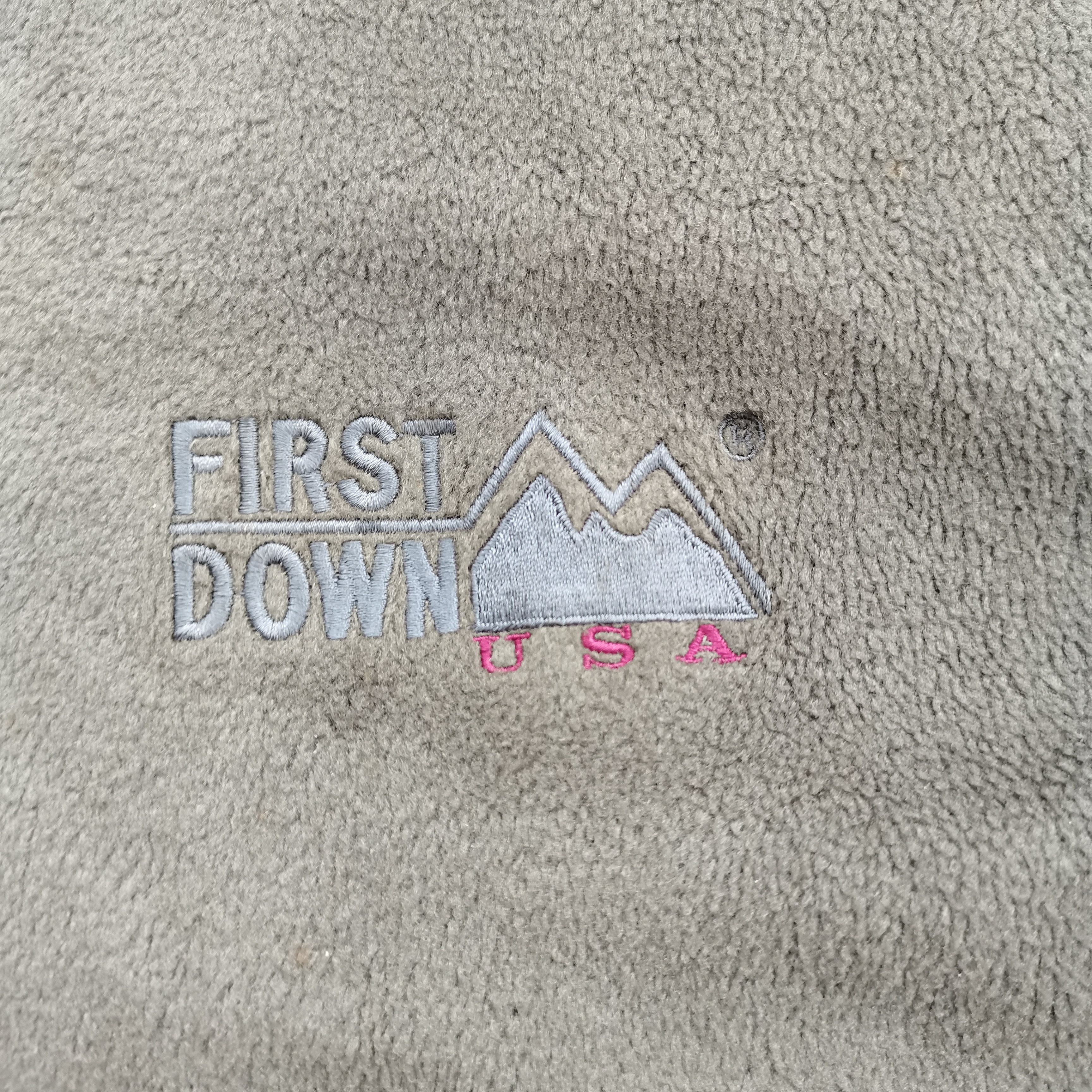 Japanese Brand × Vintage Vintage FIRST DOWN USA Fleece Jacket Size US L / EU 52-54 / 3 - 17 Thumbnail