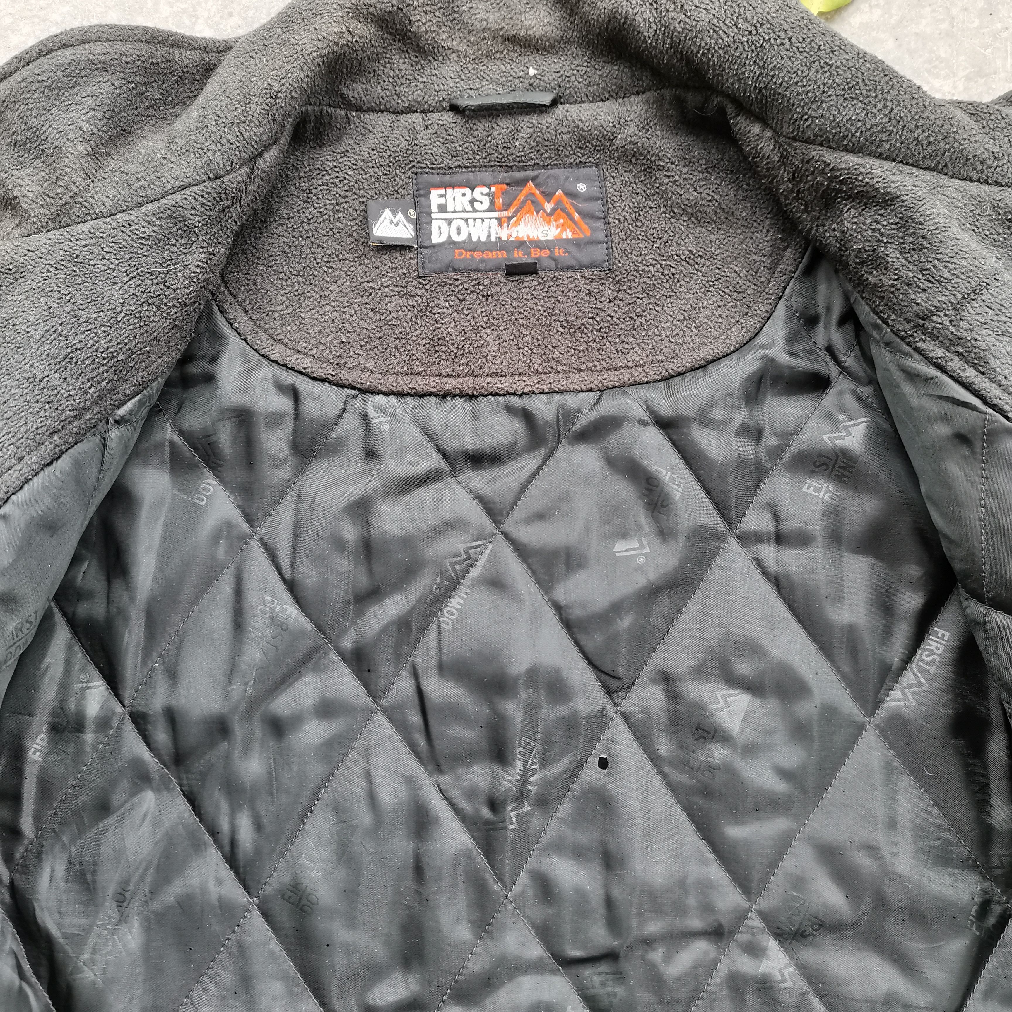 Japanese Brand × Vintage Vintage FIRST DOWN USA Fleece Jacket Size US L / EU 52-54 / 3 - 7 Thumbnail
