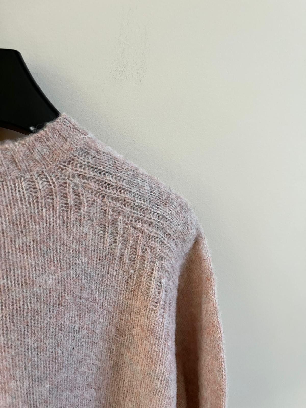 Acne Studios Pastel Pink Logo Knitwear Size US S / EU 44-46 / 1 - 14 Thumbnail