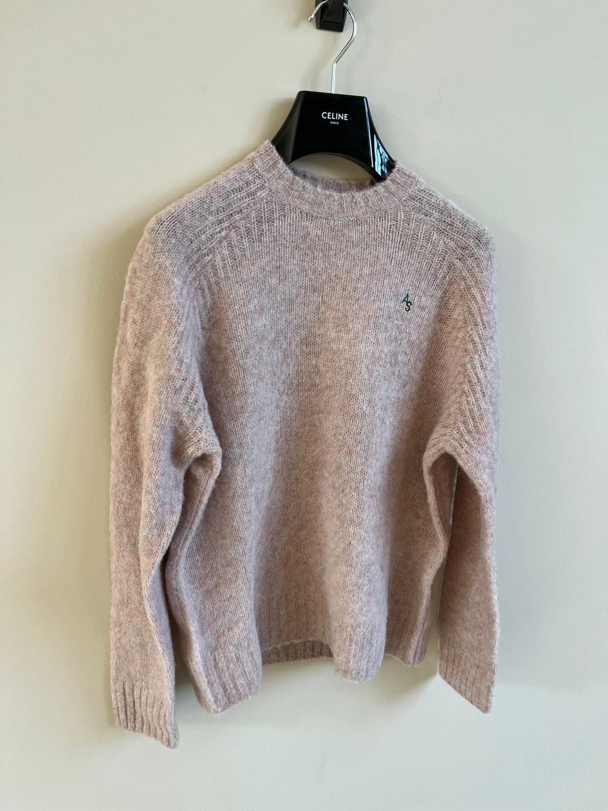 Acne Studios Pastel Pink Logo Knitwear Size US S / EU 44-46 / 1 - 3 Thumbnail