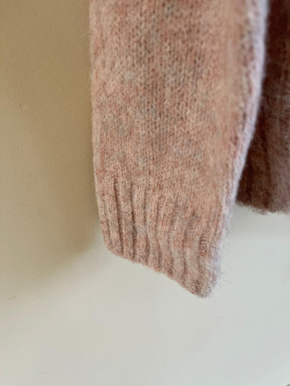 Acne Studios Pastel Pink Logo Knitwear Size US S / EU 44-46 / 1 - 7 Thumbnail