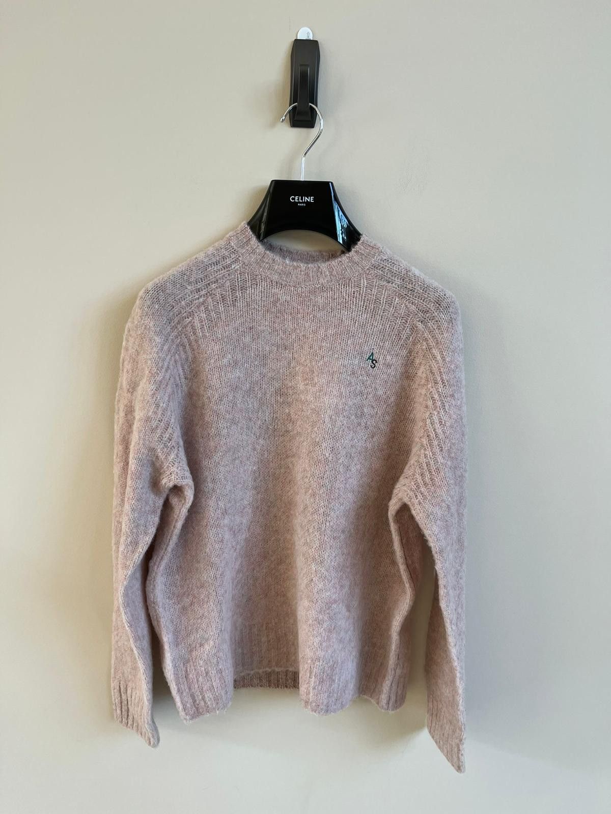 Acne Studios Pastel Pink Logo Knitwear Size US S / EU 44-46 / 1 - 2 Thumbnail