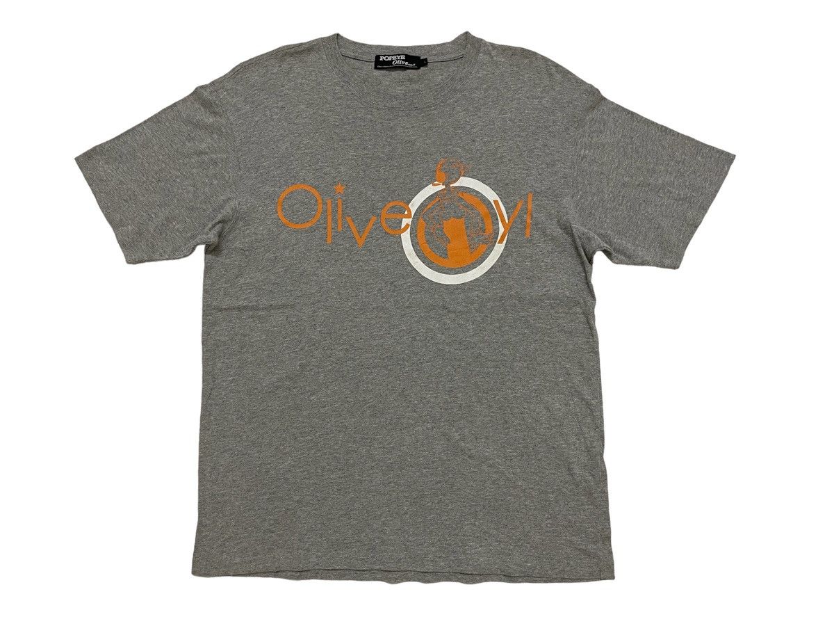 image of Cartoon Network x Movie Vintage Olive Oyl Popeye Wife T.shirt in Grey, Men's (Size Large)