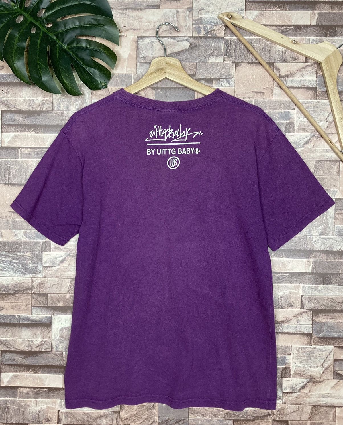 Japanese Brand UB UITTG Baby Big Logo Tshirt Tee #29-1 Size US M / EU 48-50 / 2 - 2 Thumbnail