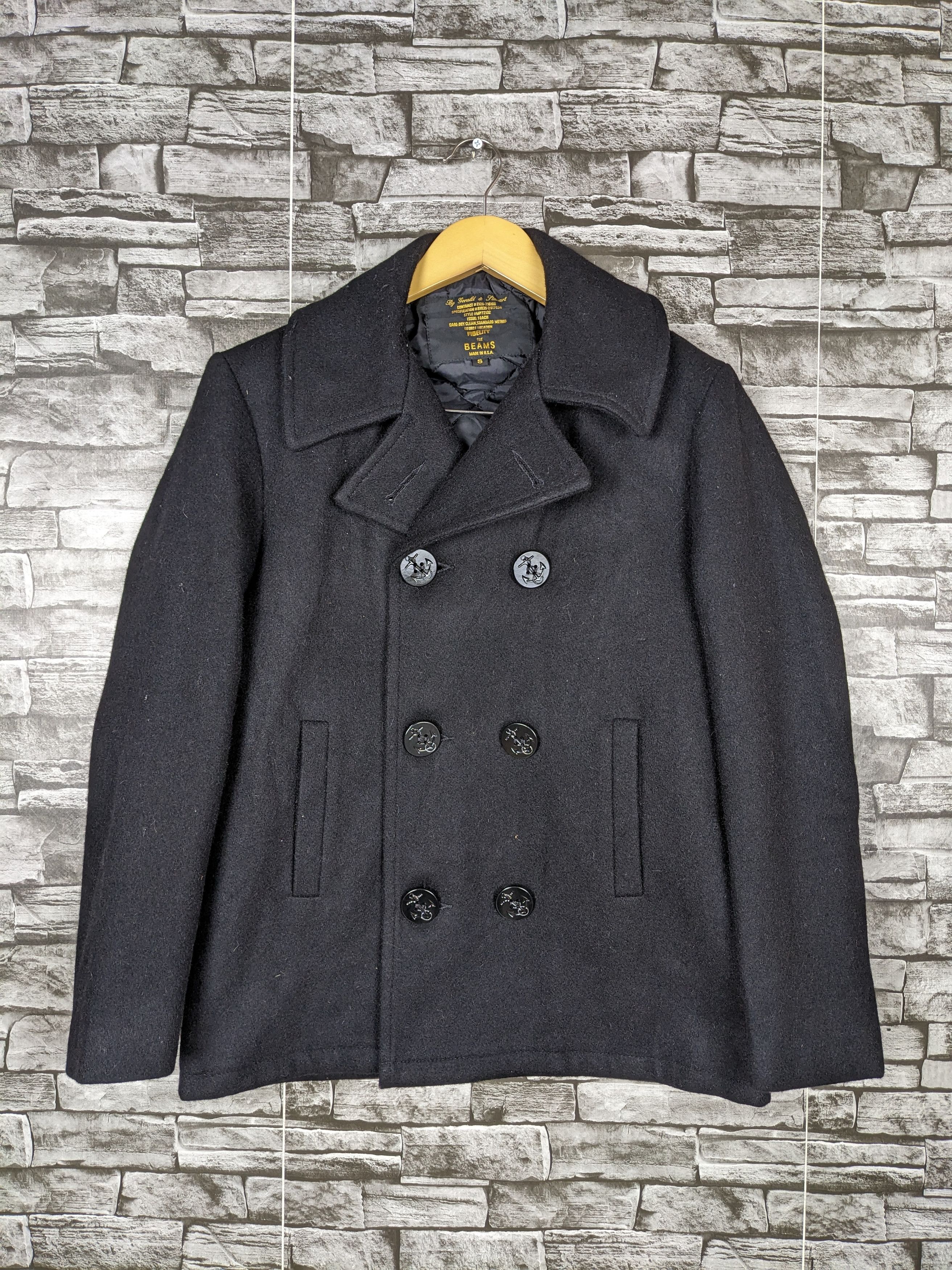 Beams Plus Vintage Beams x Gerald and Stewart Wool Peacoat Jacket Size US S / EU 44-46 / 1 - 2 Thumbnail
