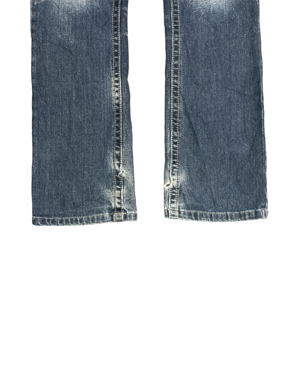Japanese Brand STUDDED SEMANTIC DESIGN DISTRESSED DENIM PANT Size US 31 - 3 Thumbnail