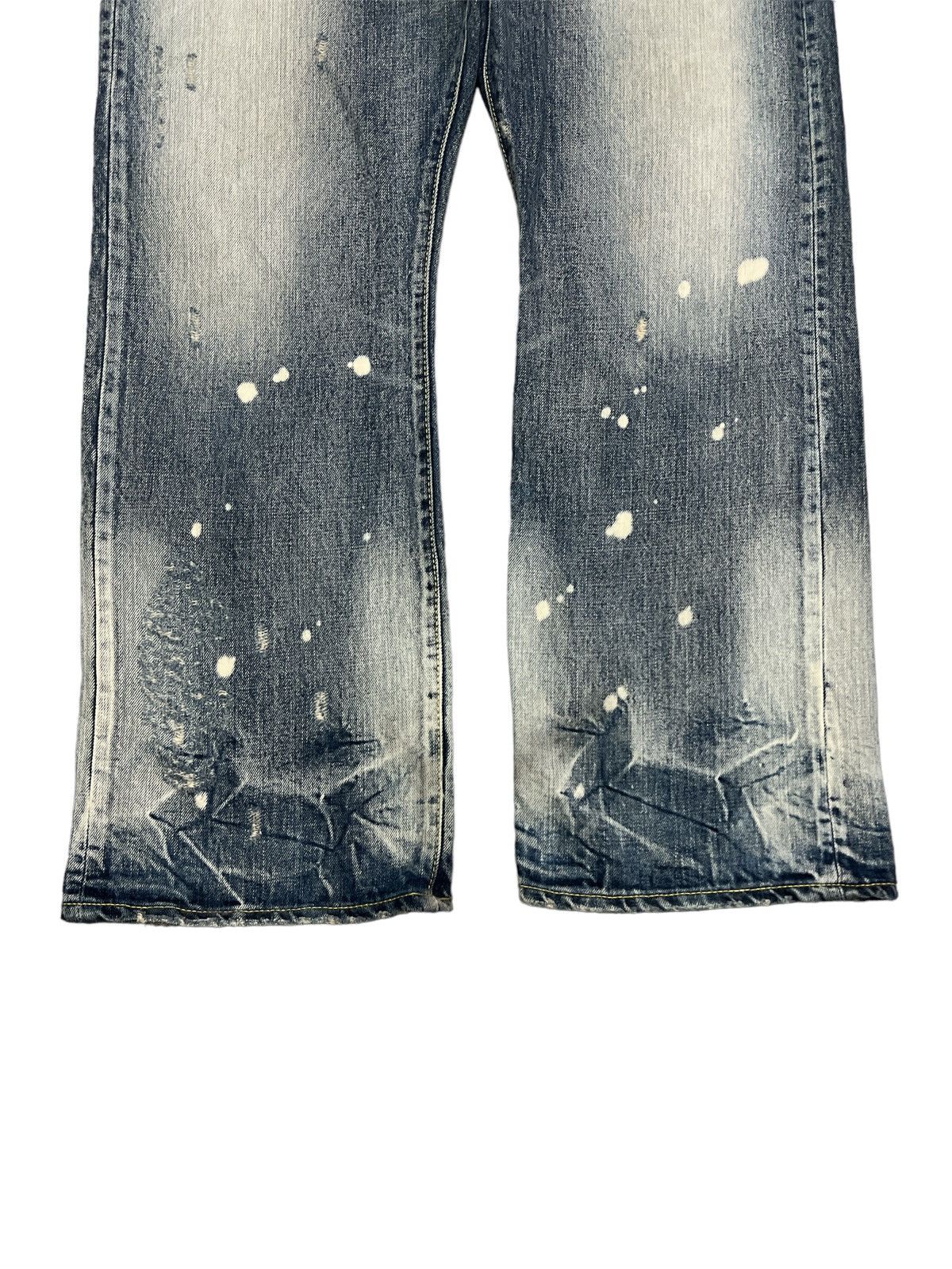 Japanese Brand BAGGY💥THRASHED COCOLULU DISTRESSED DENIM PANT Size US 33 - 4 Thumbnail
