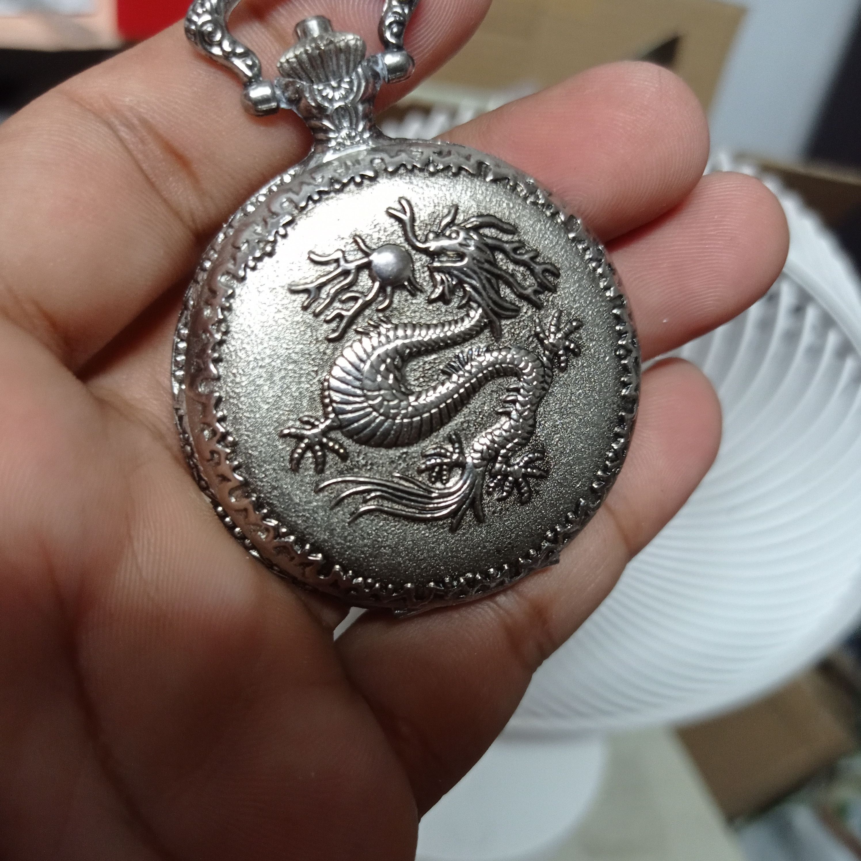 Japanese Brand Vintage DRAGON POCKET WATCH (Japan Designer) Size ONE SIZE - 6 Thumbnail