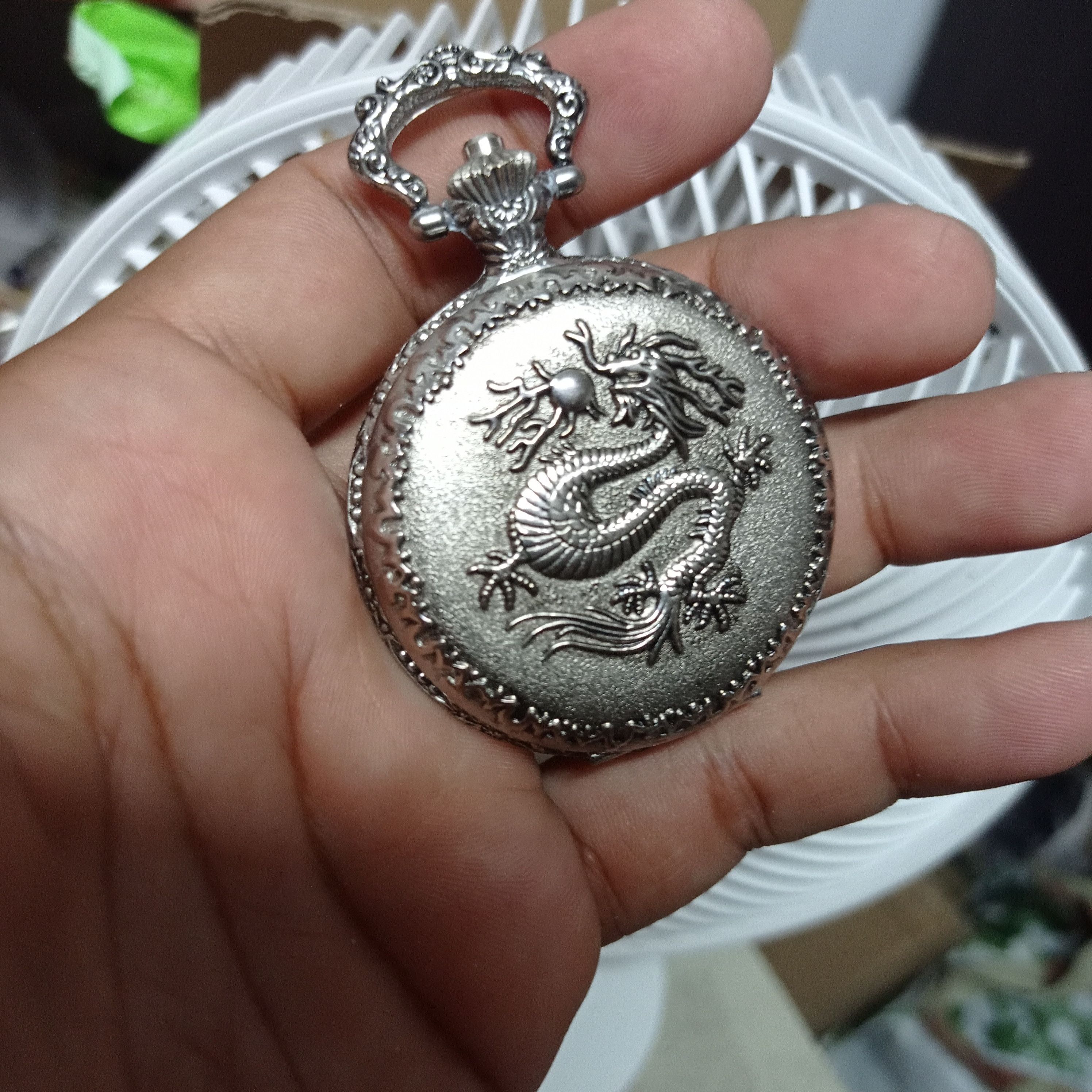 Japanese Brand Vintage DRAGON POCKET WATCH (Japan Designer) Size ONE SIZE - 5 Thumbnail
