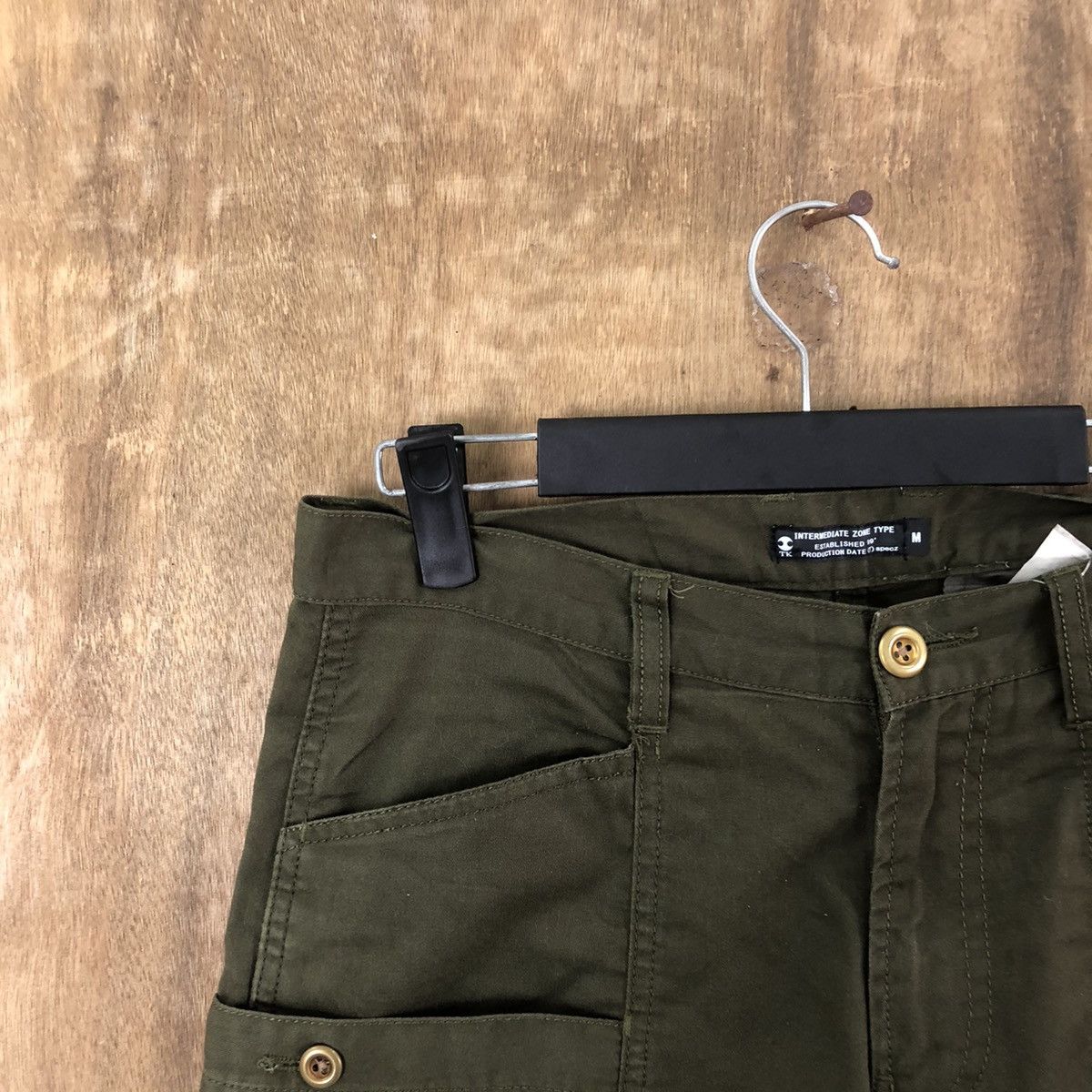 Japanese Brand × Takeo Kikuchi DLL TK Dark Green multipocket tactical cargo pants #089 Size US 30 / EU 46 - 4 Thumbnail