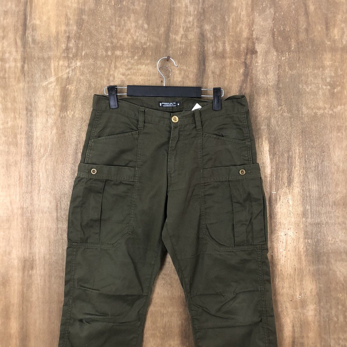 Japanese Brand × Takeo Kikuchi DLL TK Dark Green multipocket tactical cargo pants #089 Size US 30 / EU 46 - 2 Thumbnail
