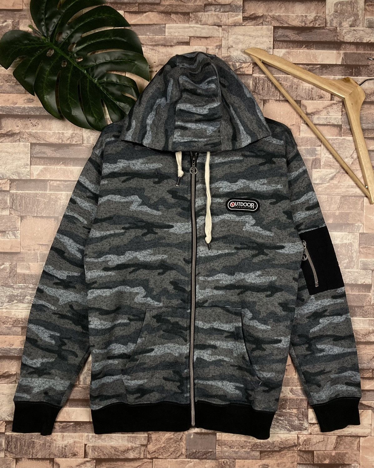 Outdoor Life Outdoor Product Camo Hoodie Sweater 44 5 Grailed