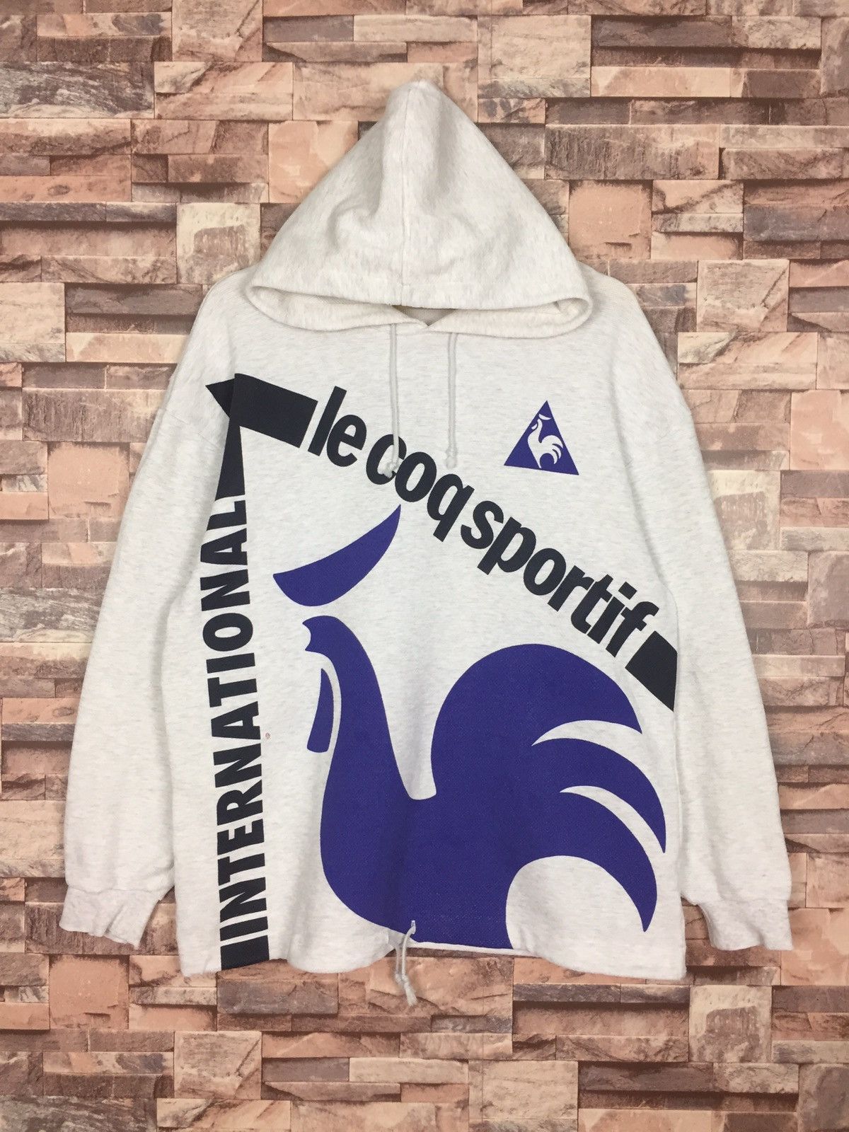 Le Coq Sportif Le coq Sportif Big Logo Overprint Hoodie Size US M / EU 48-50 / 2 - 1 Thumbnail