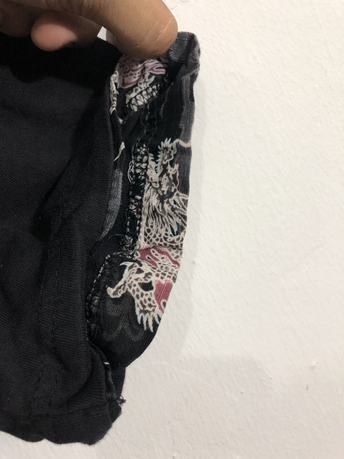 Japanese Brand Sukajan T-Shirt Sakura And Skull Motive Embroidered Size US L / EU 52-54 / 3 - 6 Thumbnail