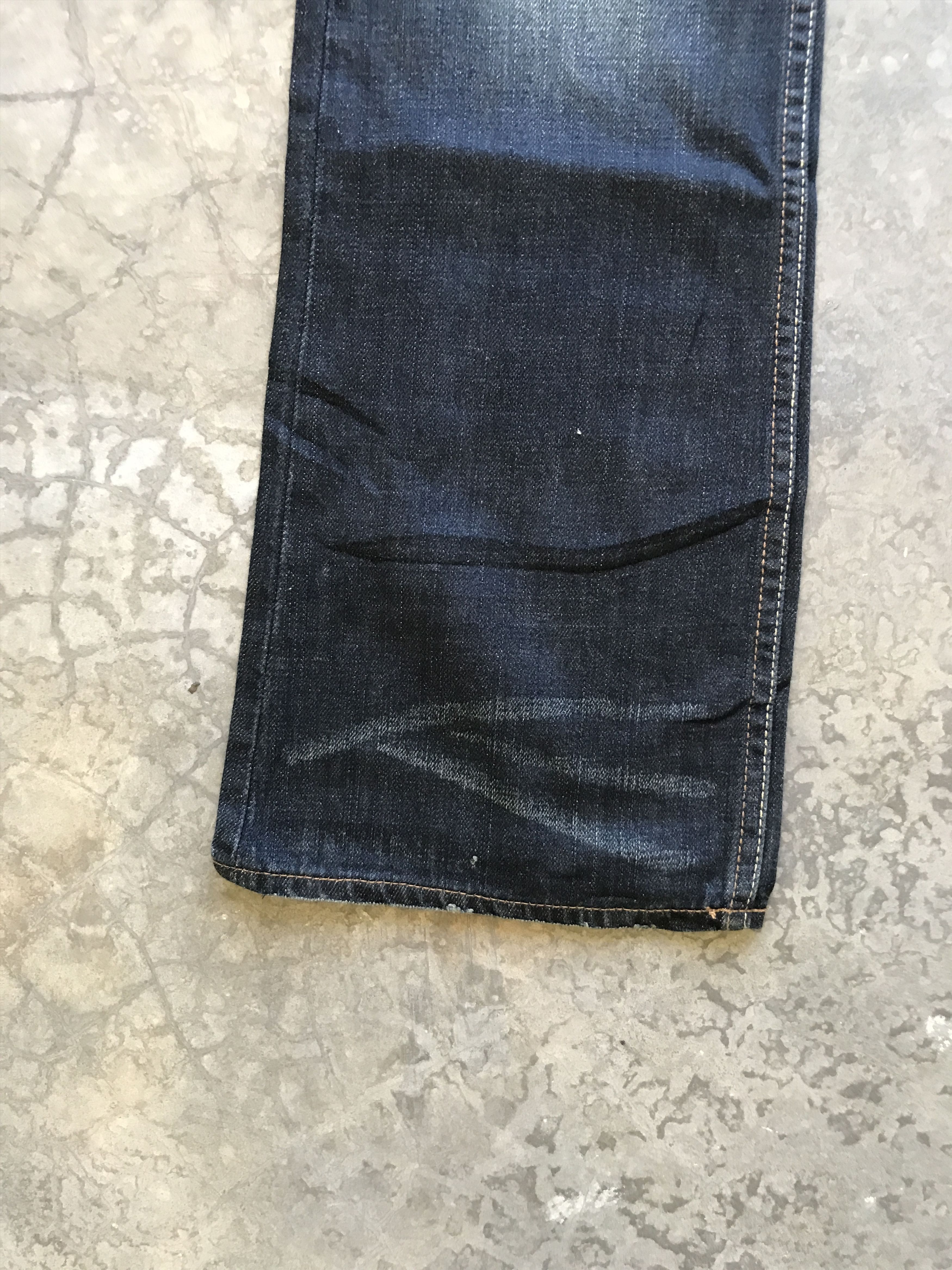 Designer × Japanese Brand D19 RootThree Japan Low Rise Flare Stylish Faded Denim Size US 30 / EU 46 - 7 Thumbnail