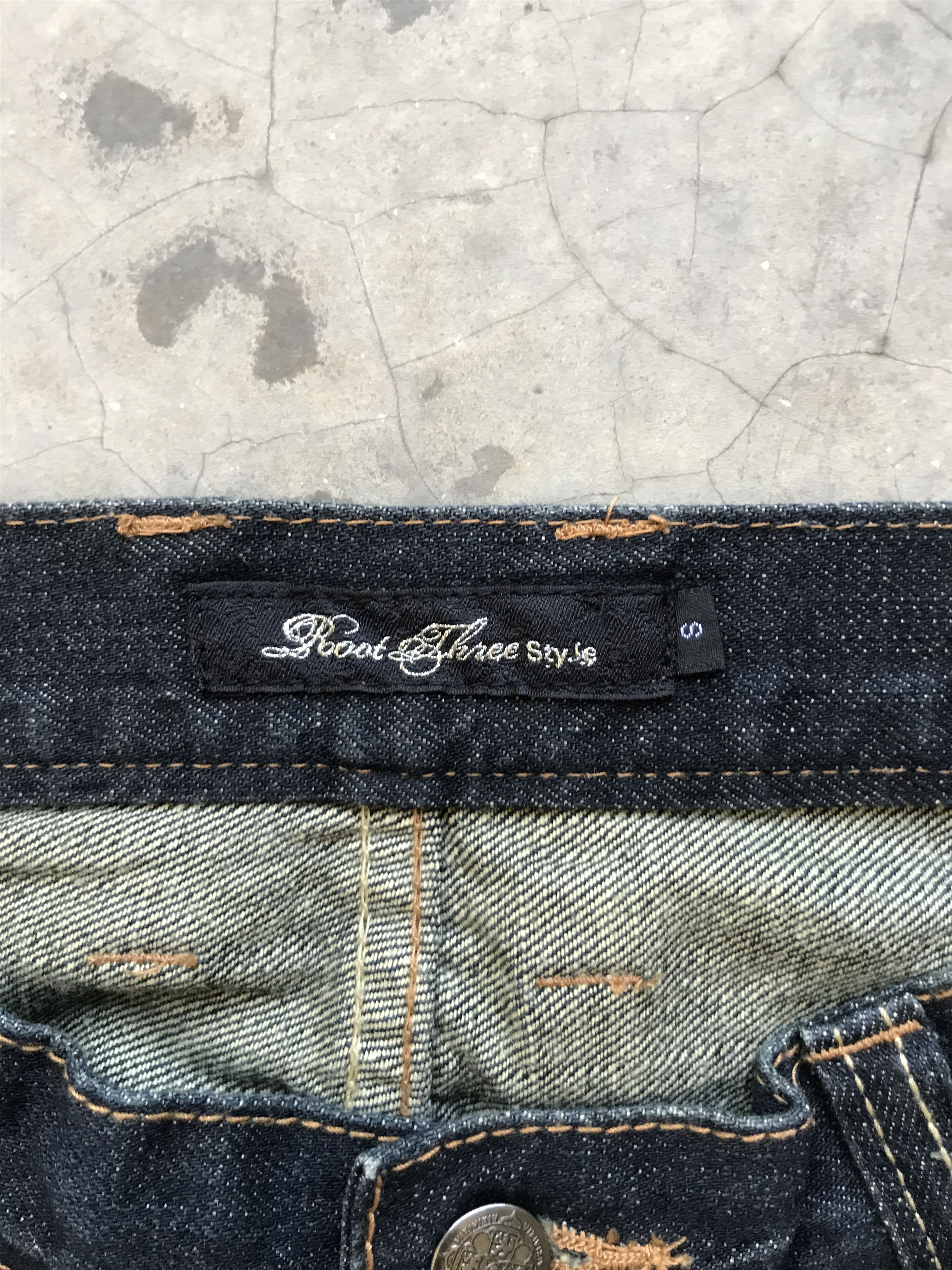 Designer × Japanese Brand D19 RootThree Japan Low Rise Flare Stylish Faded Denim Size US 30 / EU 46 - 8 Thumbnail