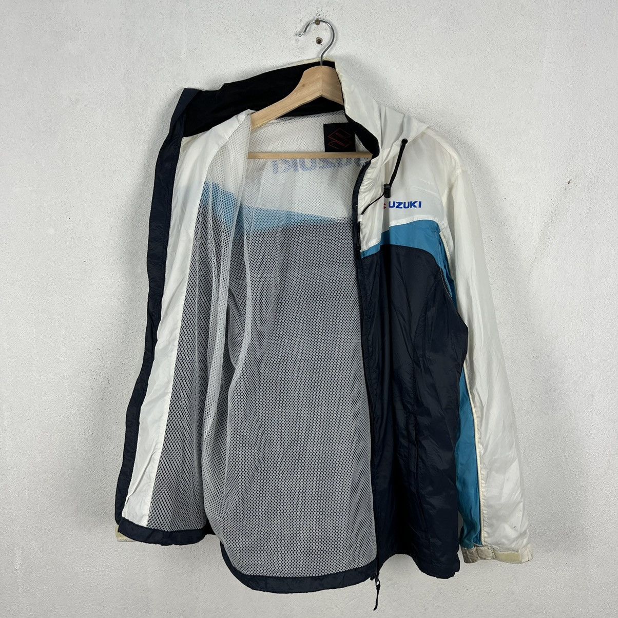 Japanese Brand VINTAGE SUZUKI BIG LOGO LIGHT JACKET ZIPPER Size US L / EU 52-54 / 3 - 6 Thumbnail
