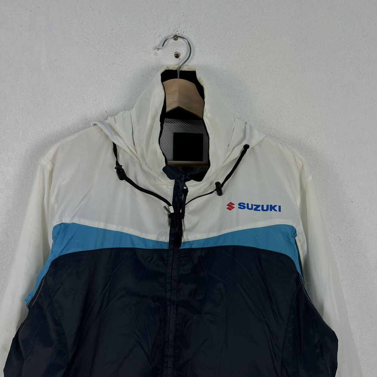 Japanese Brand VINTAGE SUZUKI BIG LOGO LIGHT JACKET ZIPPER Size US L / EU 52-54 / 3 - 2 Thumbnail