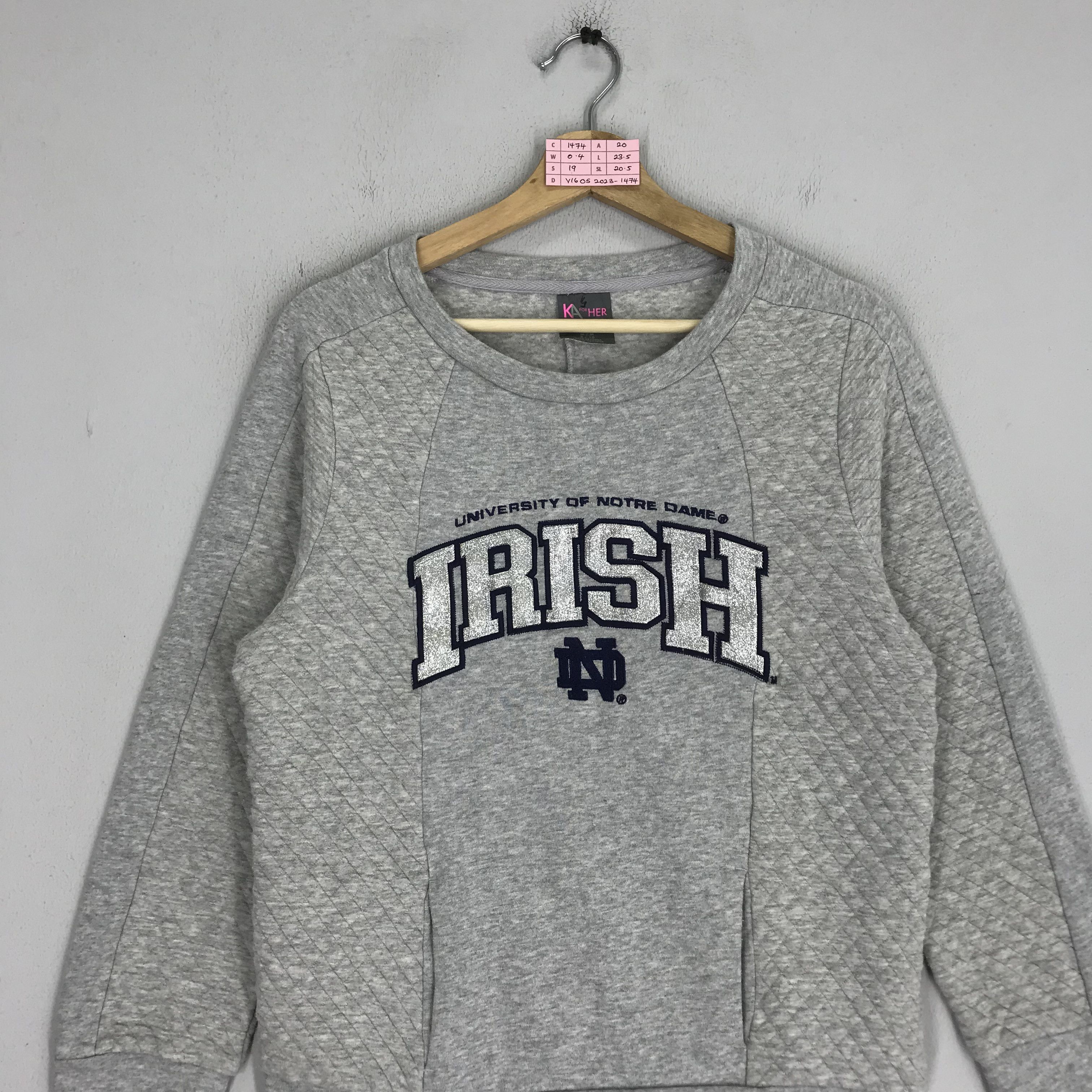 Vintage Vintage University Of Notre Dame Fighting Irish Pullover Size US S / EU 44-46 / 1 - 3 Thumbnail