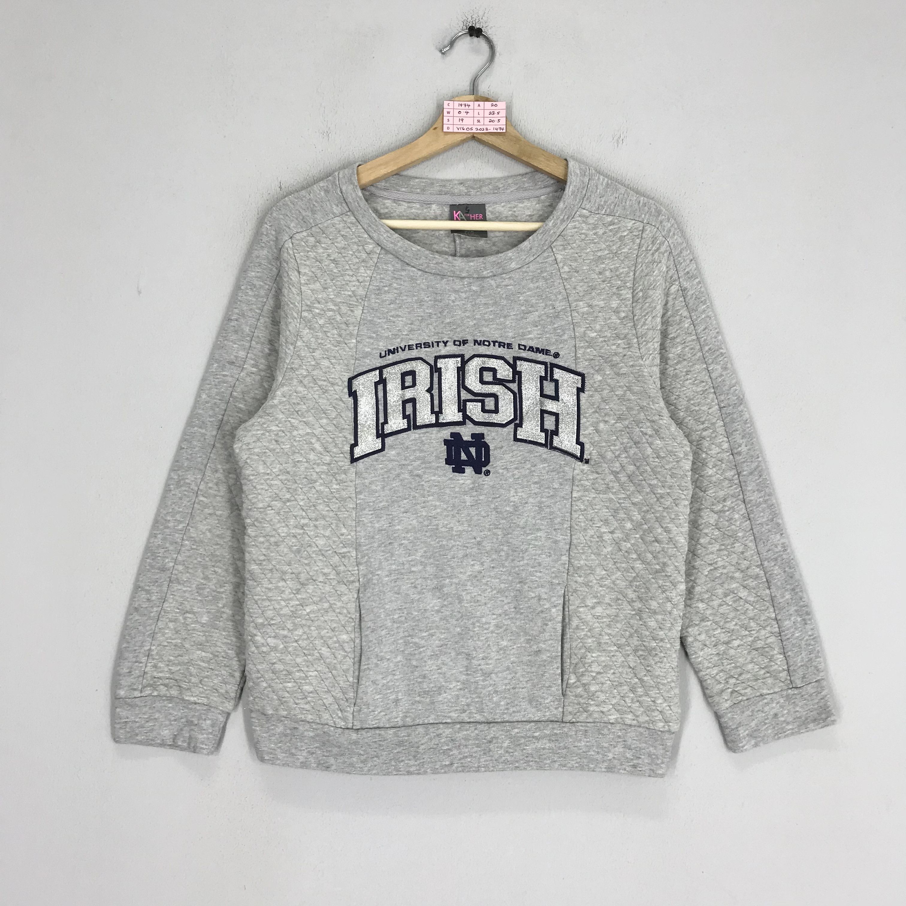 Vintage Vintage University Of Notre Dame Fighting Irish Pullover Size US S / EU 44-46 / 1 - 1 Thumbnail