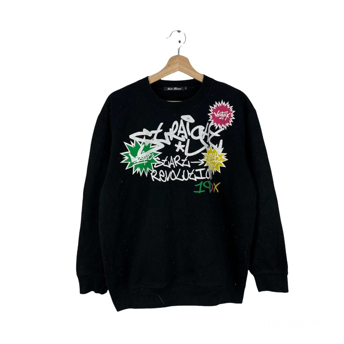 Japanese Brand VINTAGE LOCK HEAVEN SWEATSHIRT BIG LOGO Size US L / EU 52-54 / 3 - 1 Thumbnail