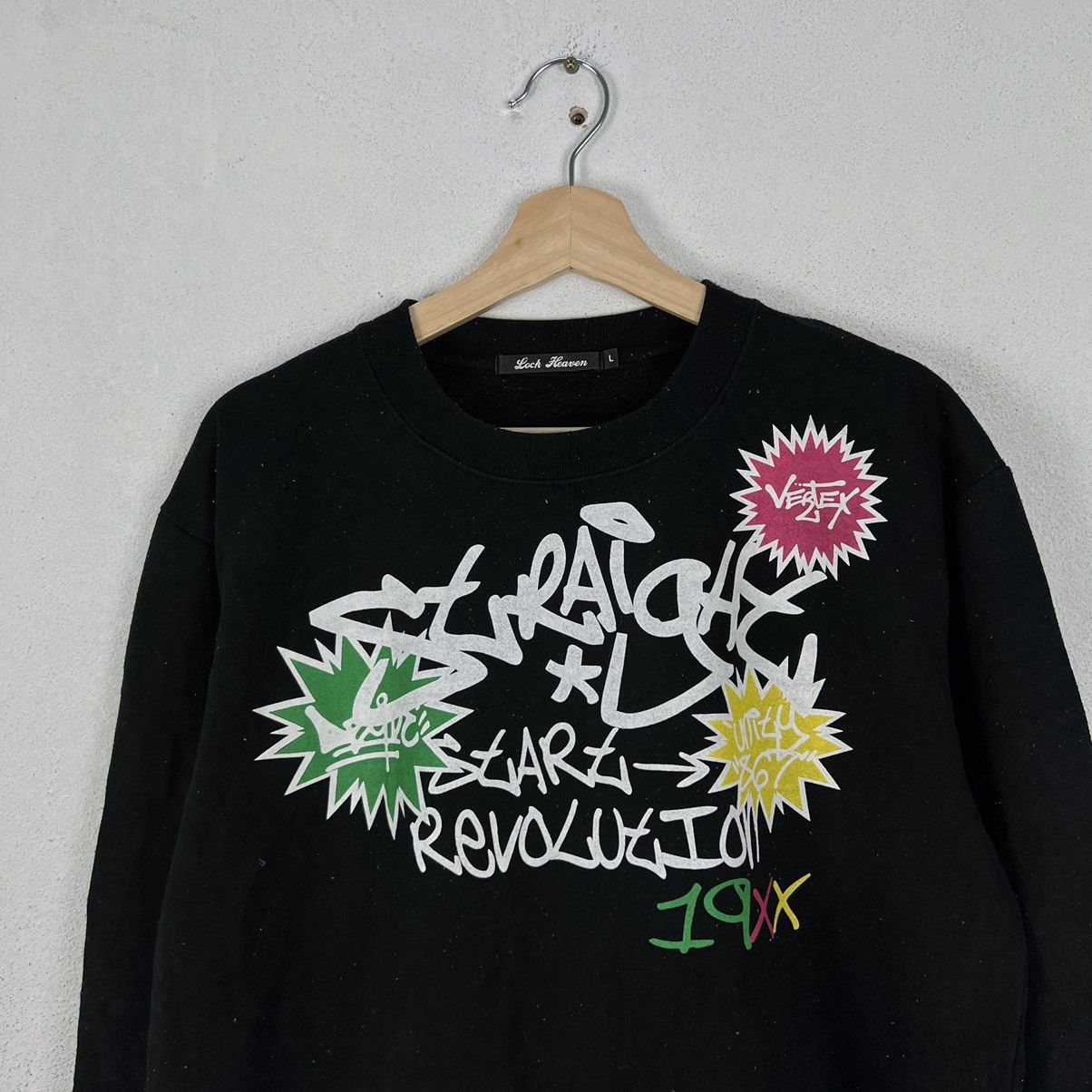 Japanese Brand VINTAGE LOCK HEAVEN SWEATSHIRT BIG LOGO Size US L / EU 52-54 / 3 - 3 Thumbnail