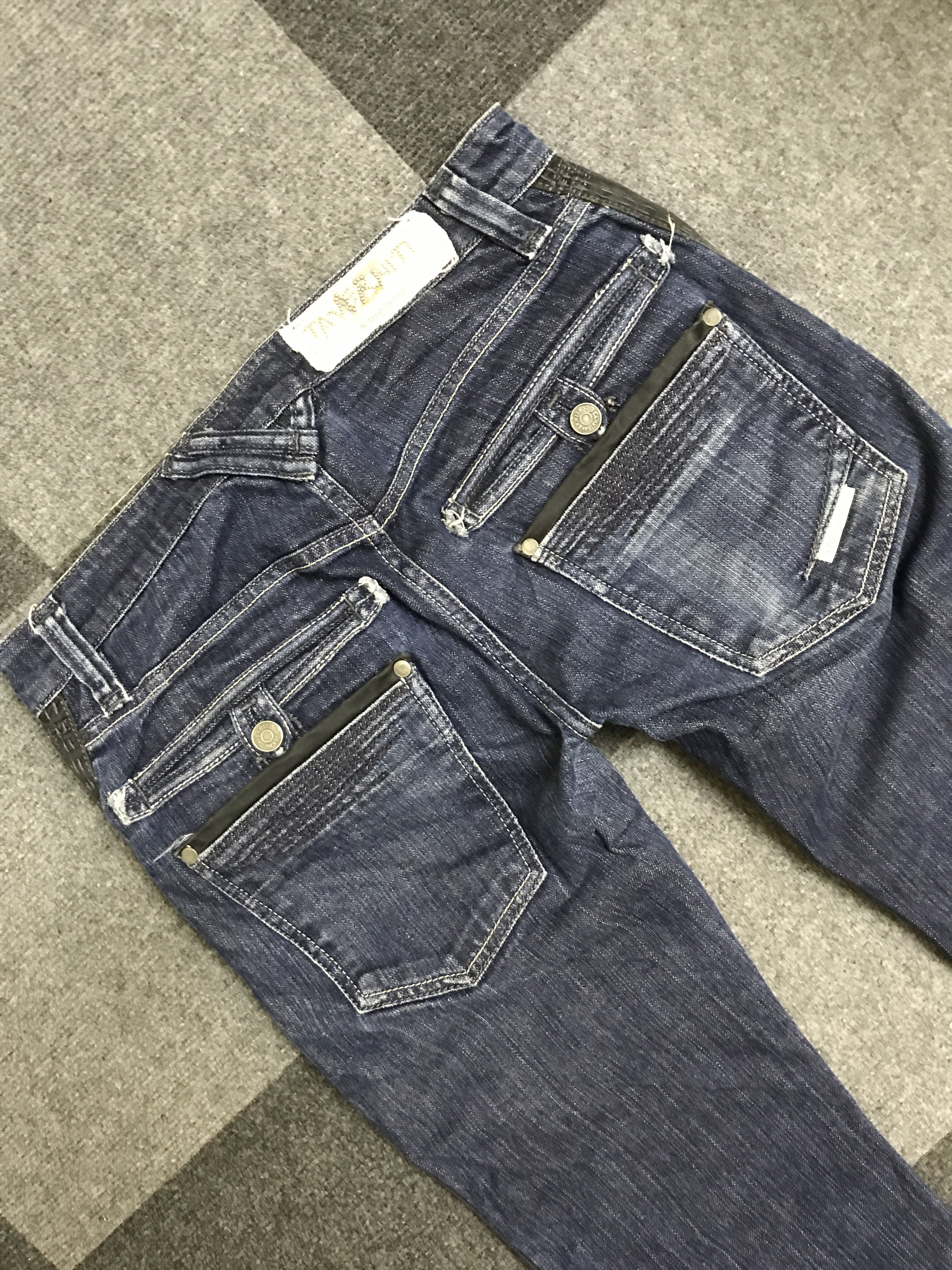 Designer × Jimmy Taverniti D166 JIMMY TRAVERNITY Flare Jeans Size 33" - 9 Thumbnail