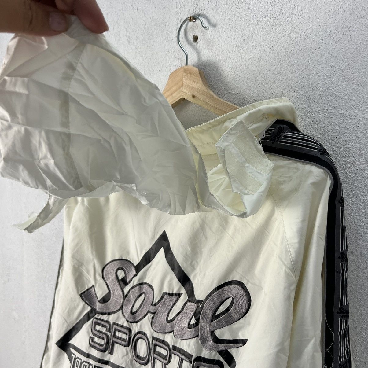 Japanese Brand VINTAGE SOUL SPORTS BIG LOGO SKATE STYLE JACKET Size US XXL / EU 58 / 5 - 14 Thumbnail