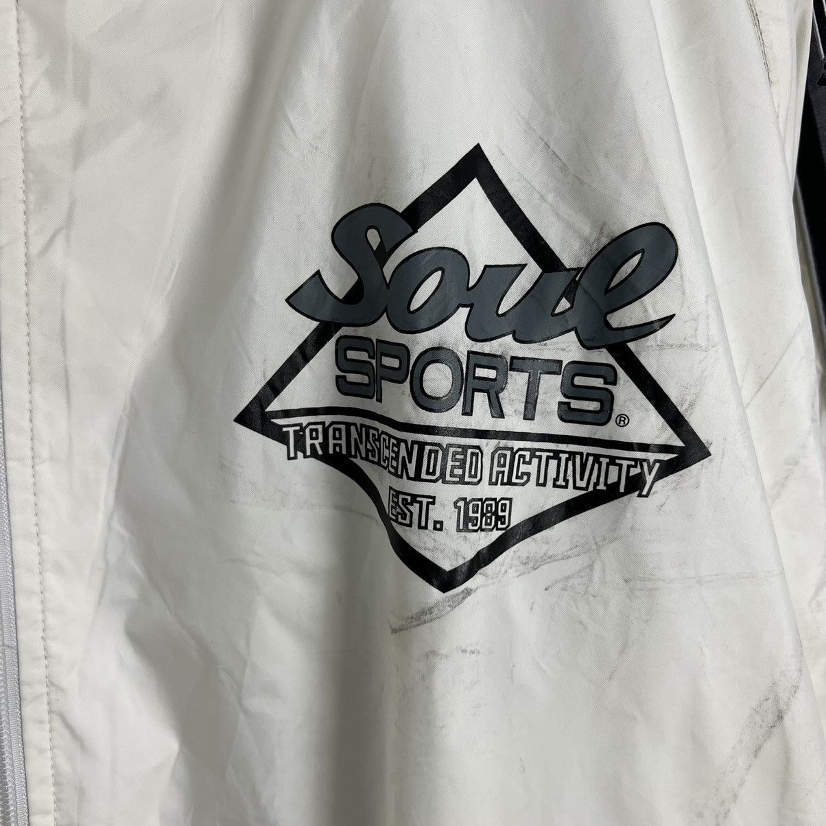Japanese Brand VINTAGE SOUL SPORTS BIG LOGO SKATE STYLE JACKET Size US XXL / EU 58 / 5 - 6 Thumbnail